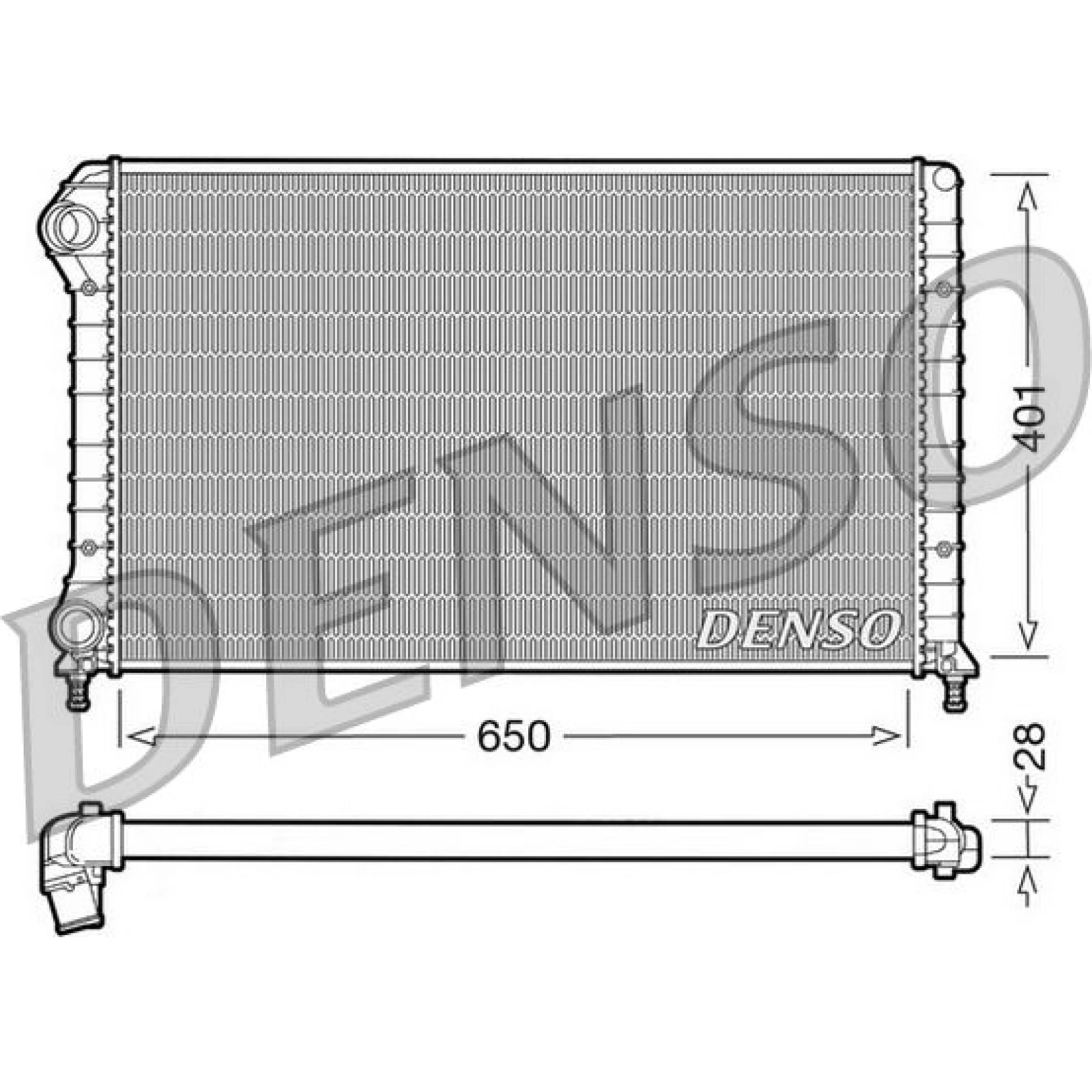 DENSO Motorkühler DRM09061
