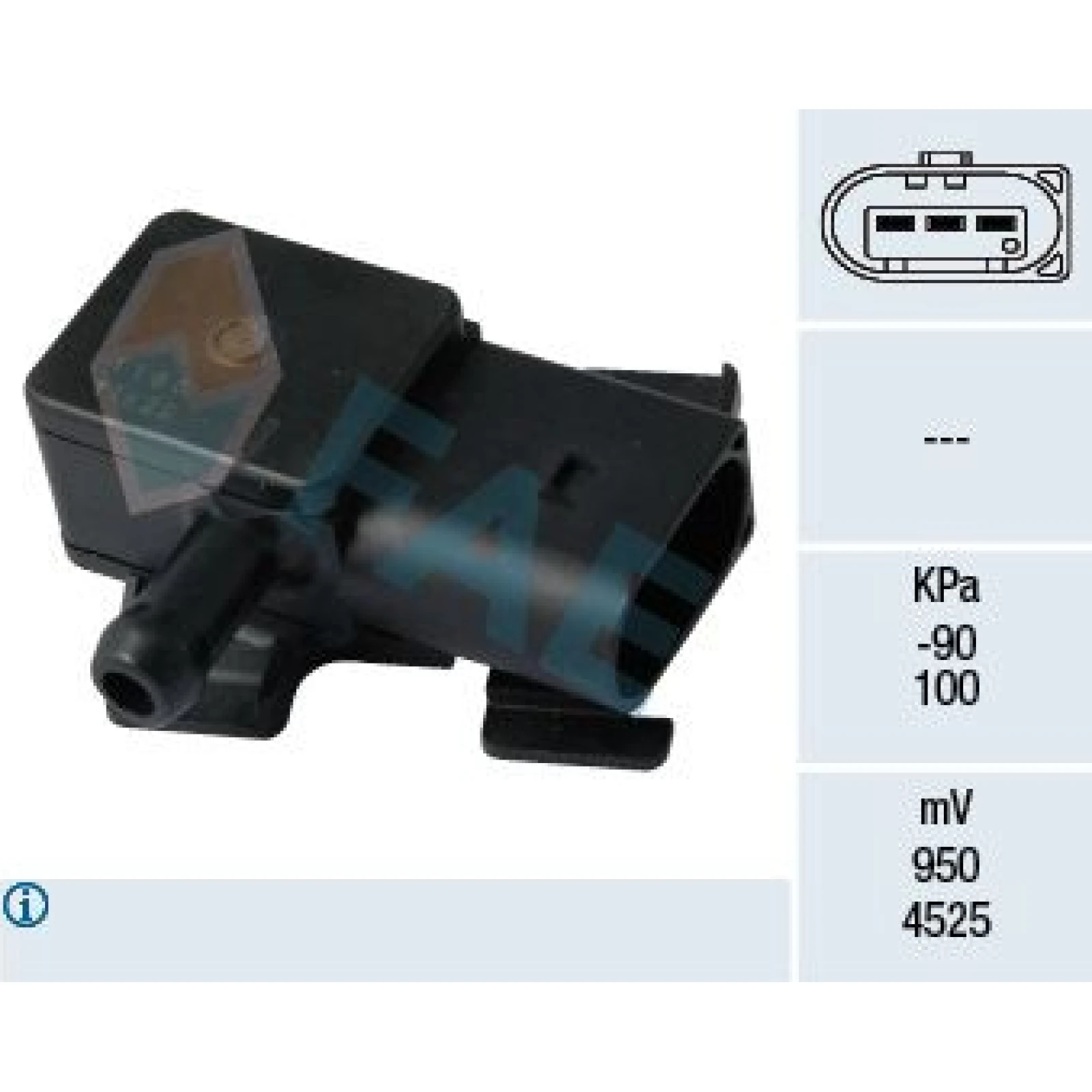 FAE Sensor, Abgasdruck 16102
