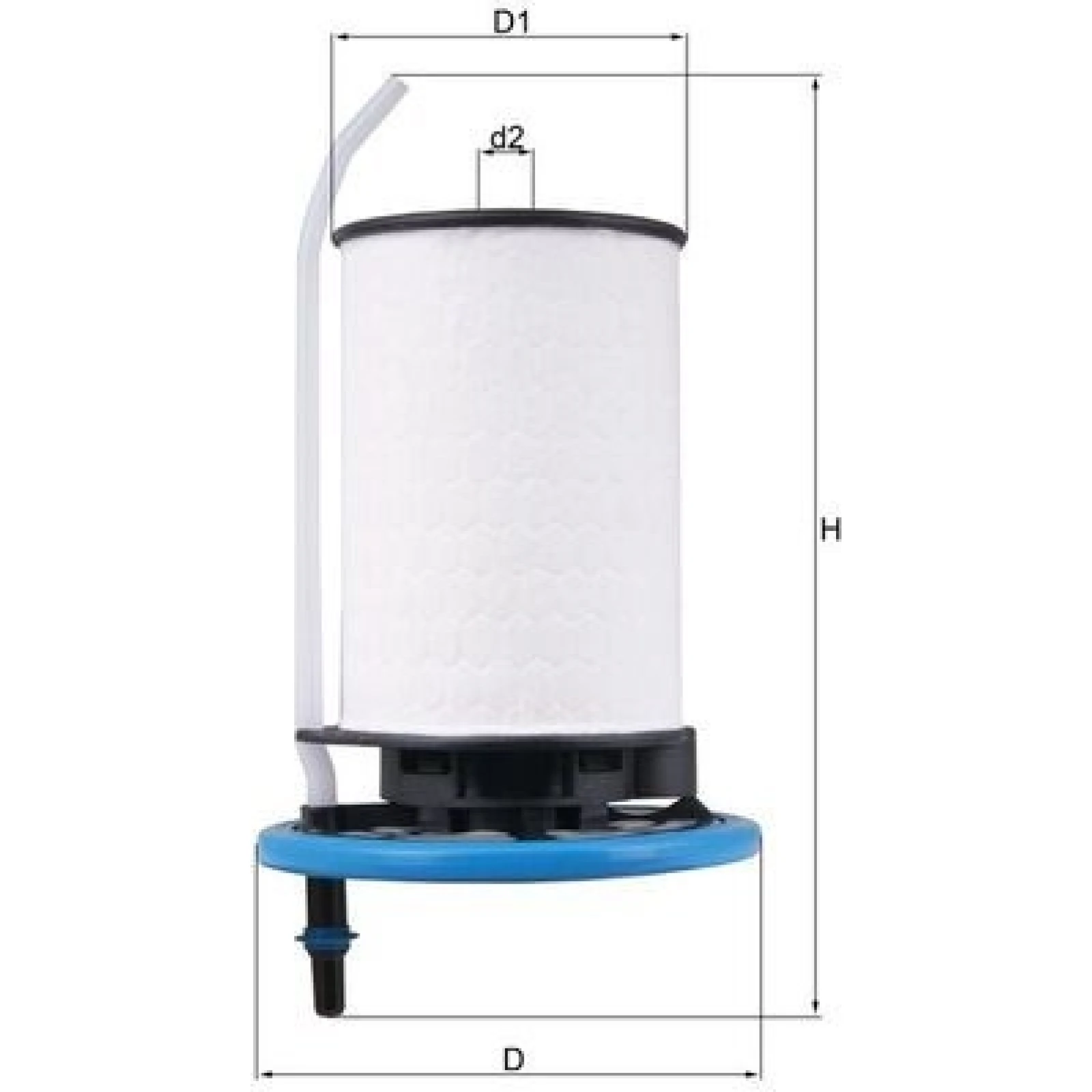 MAHLE Kraftstofffilter KX 398