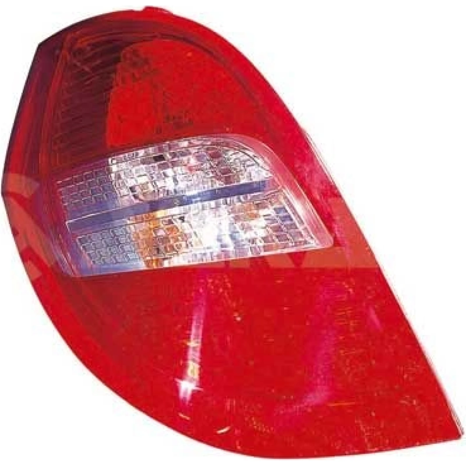 Heckleuchte L O K-PLATTE ROT/WEISS 3906,658,3