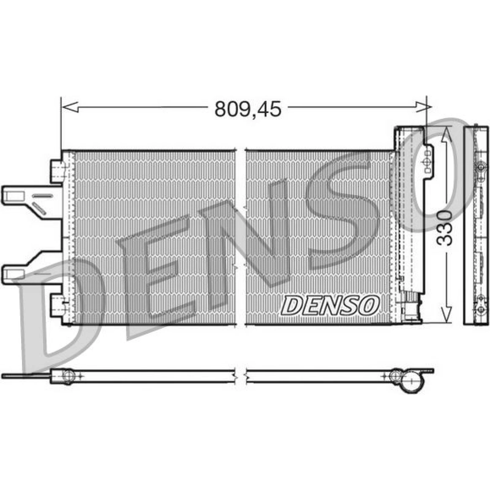 DENSO Klimaanlagenkühler DCN07050