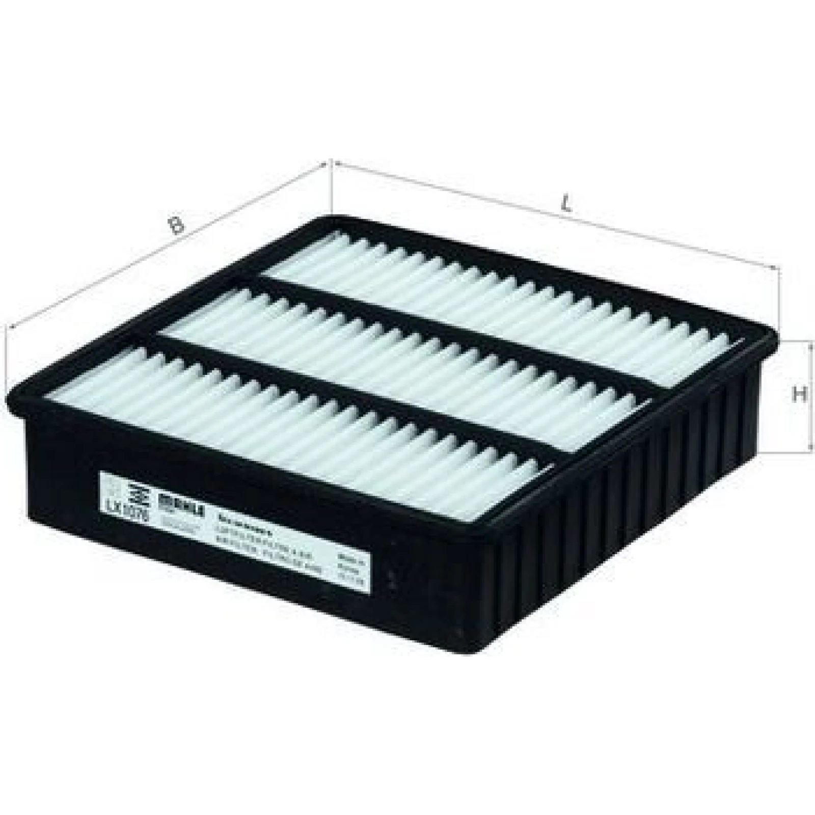 MAHLE Luftfilter LX 1076