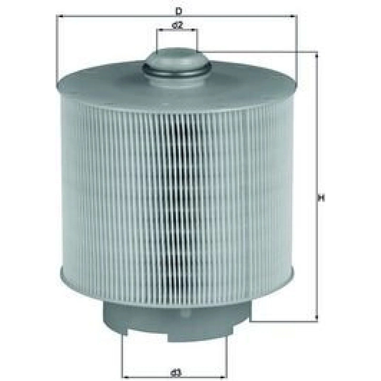 MAHLE Luftfilter LX 1006/1D