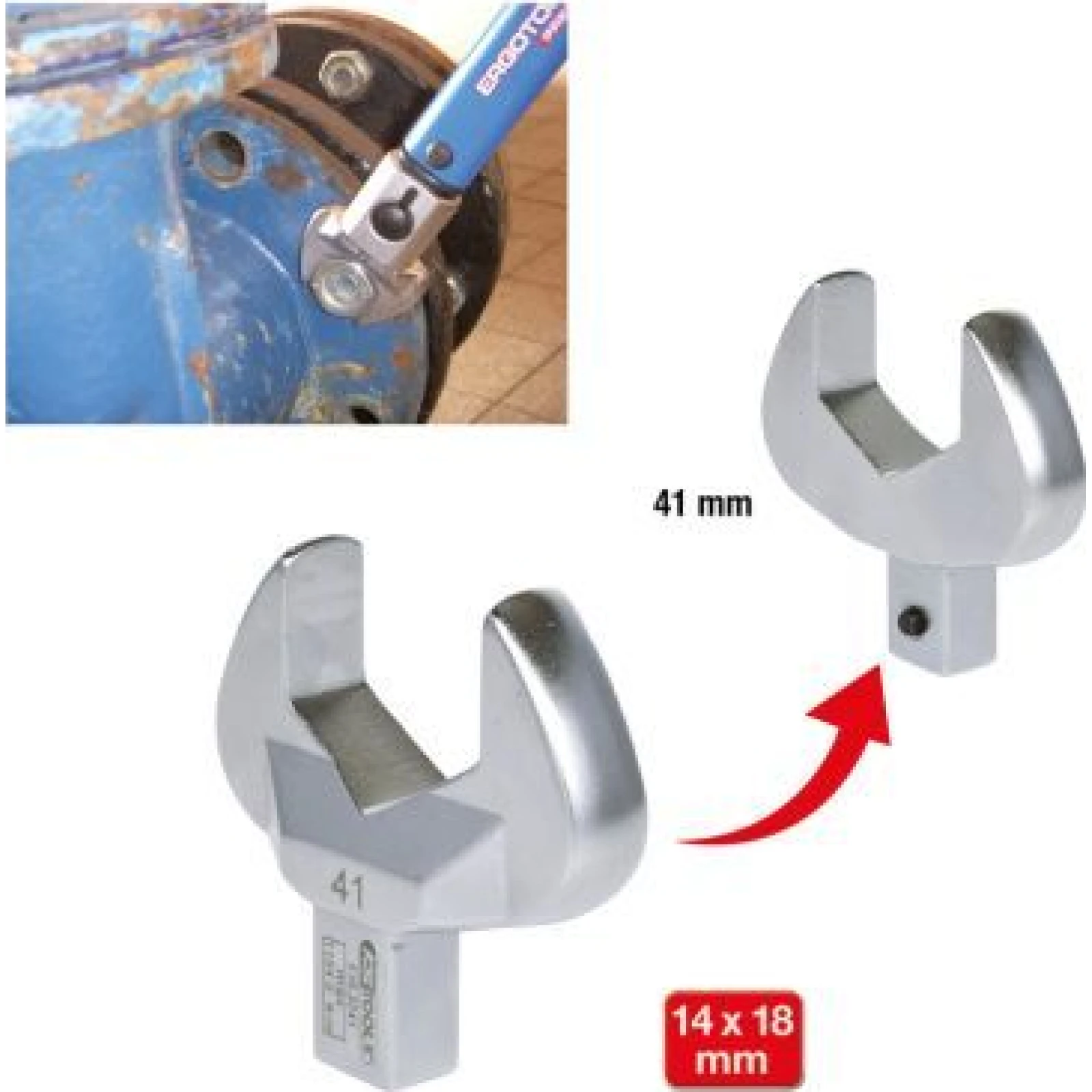 KS TOOLS Geschirmter Flachschlüssel 516.2241