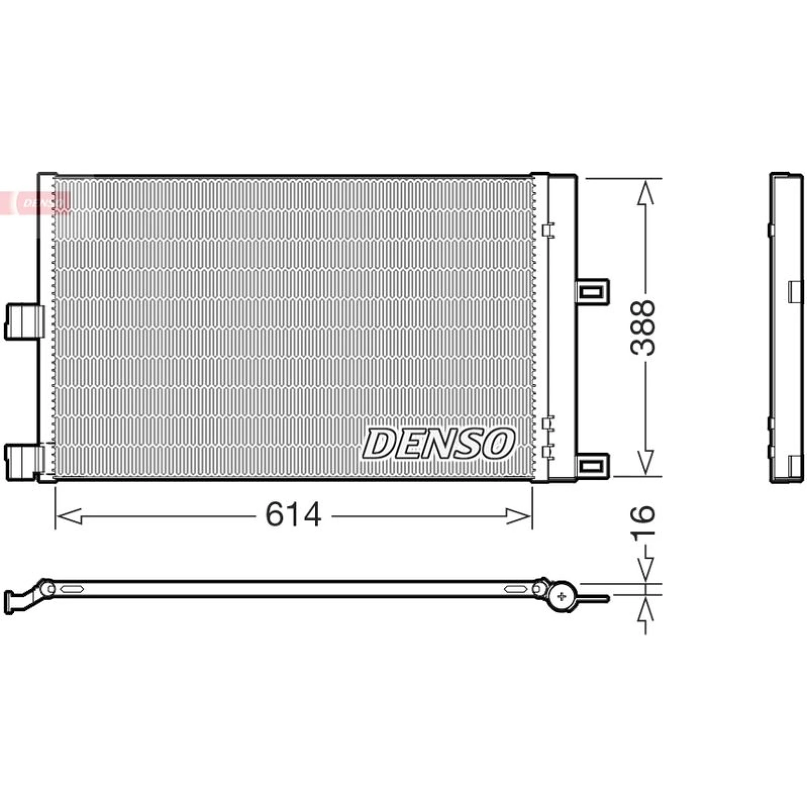 Denso Klimakondensator DCN99080