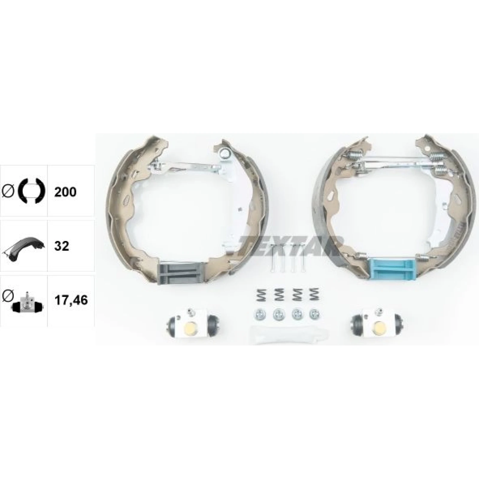 SATZ BREMSBACKEN TOYOTA YARIS 99-05 84064501