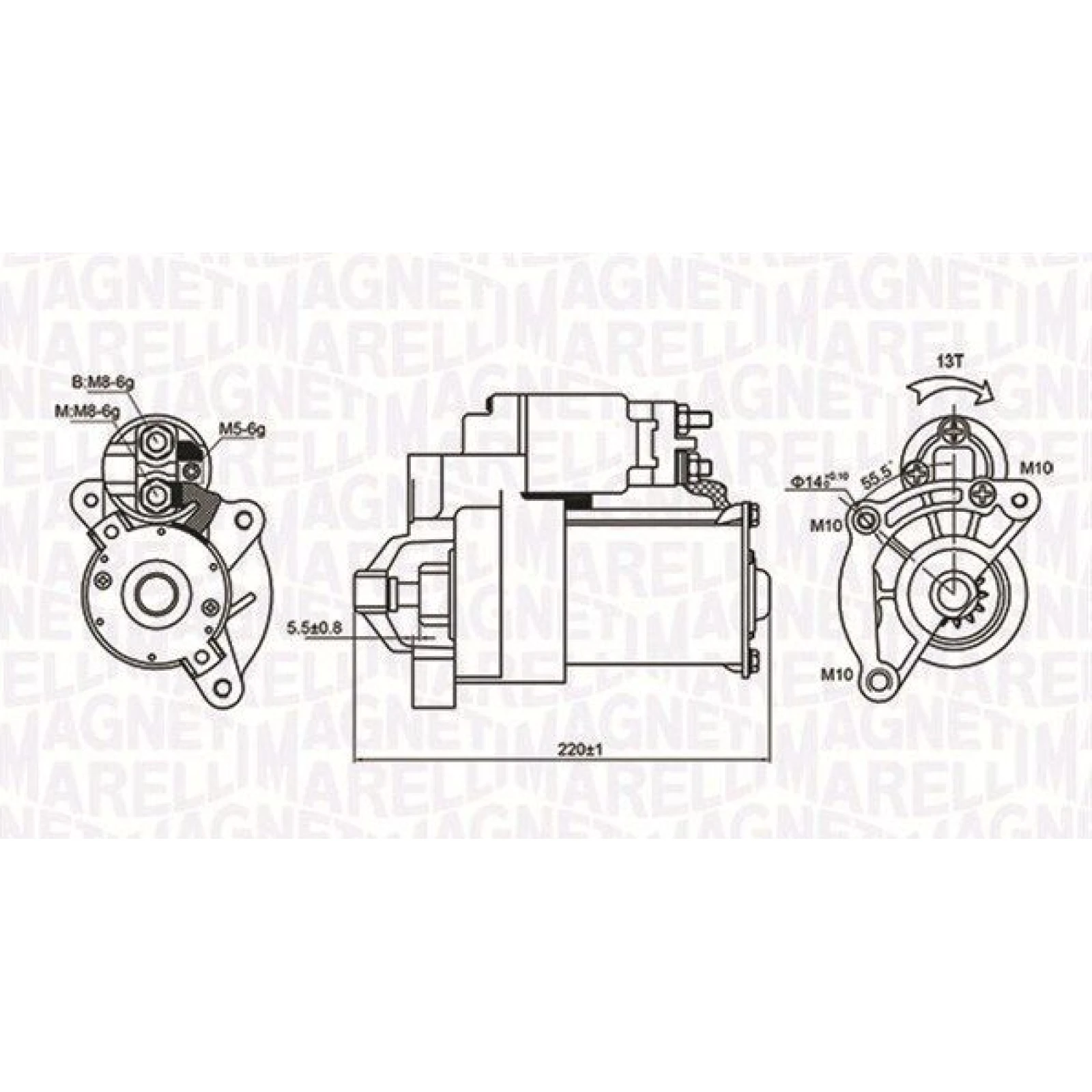 063720594010 Magneti Marelli Anlasser 063720594010
