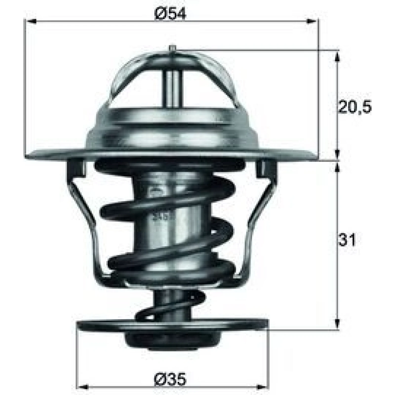 Thermostateinsatz mit Dichtung TX 15 84D