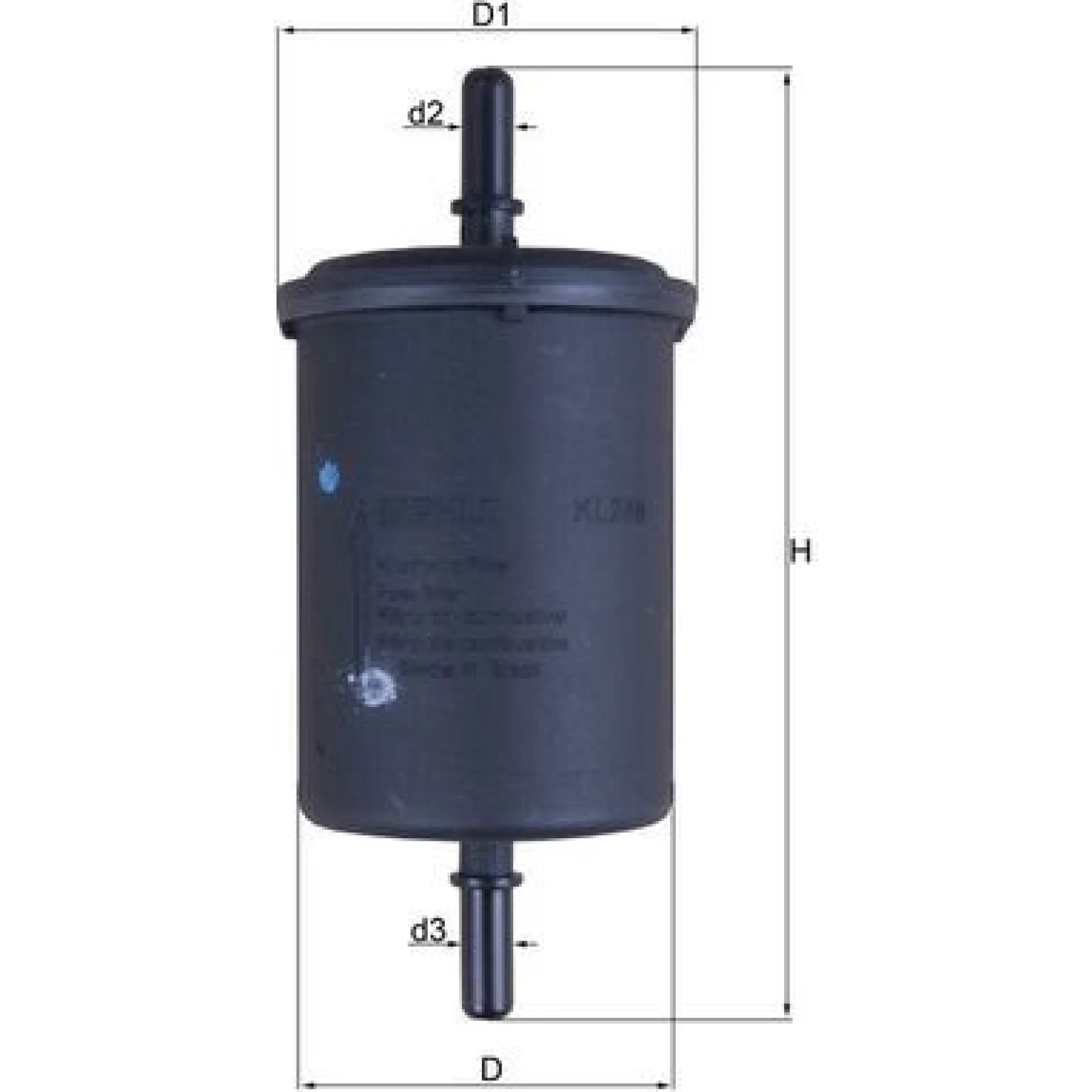 MAHLE Kraftstofffilter KL 248