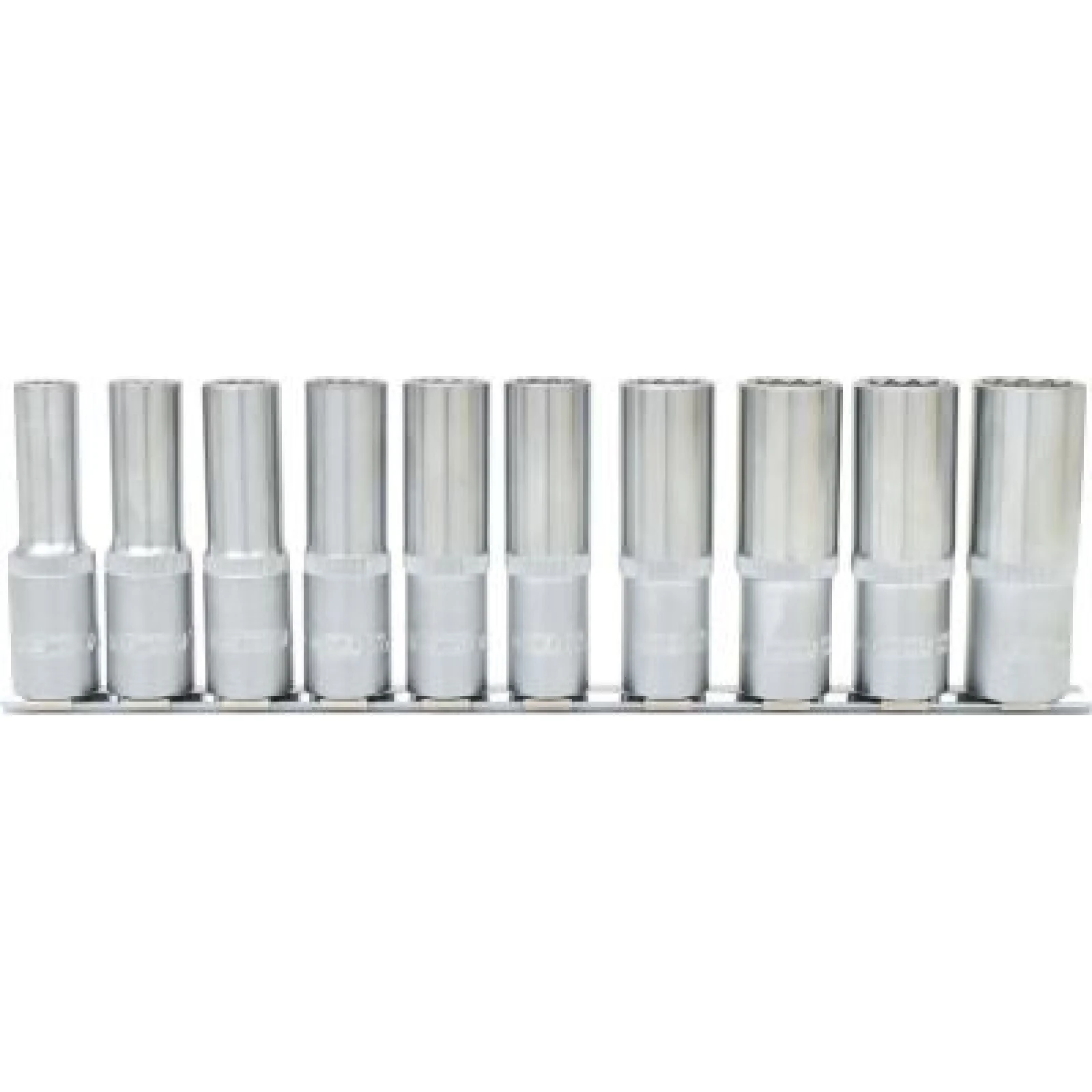 KS TOOLS 1/2 langer Innensechskant-Steckschlüsselsatz, 10-teilig 917.1750
