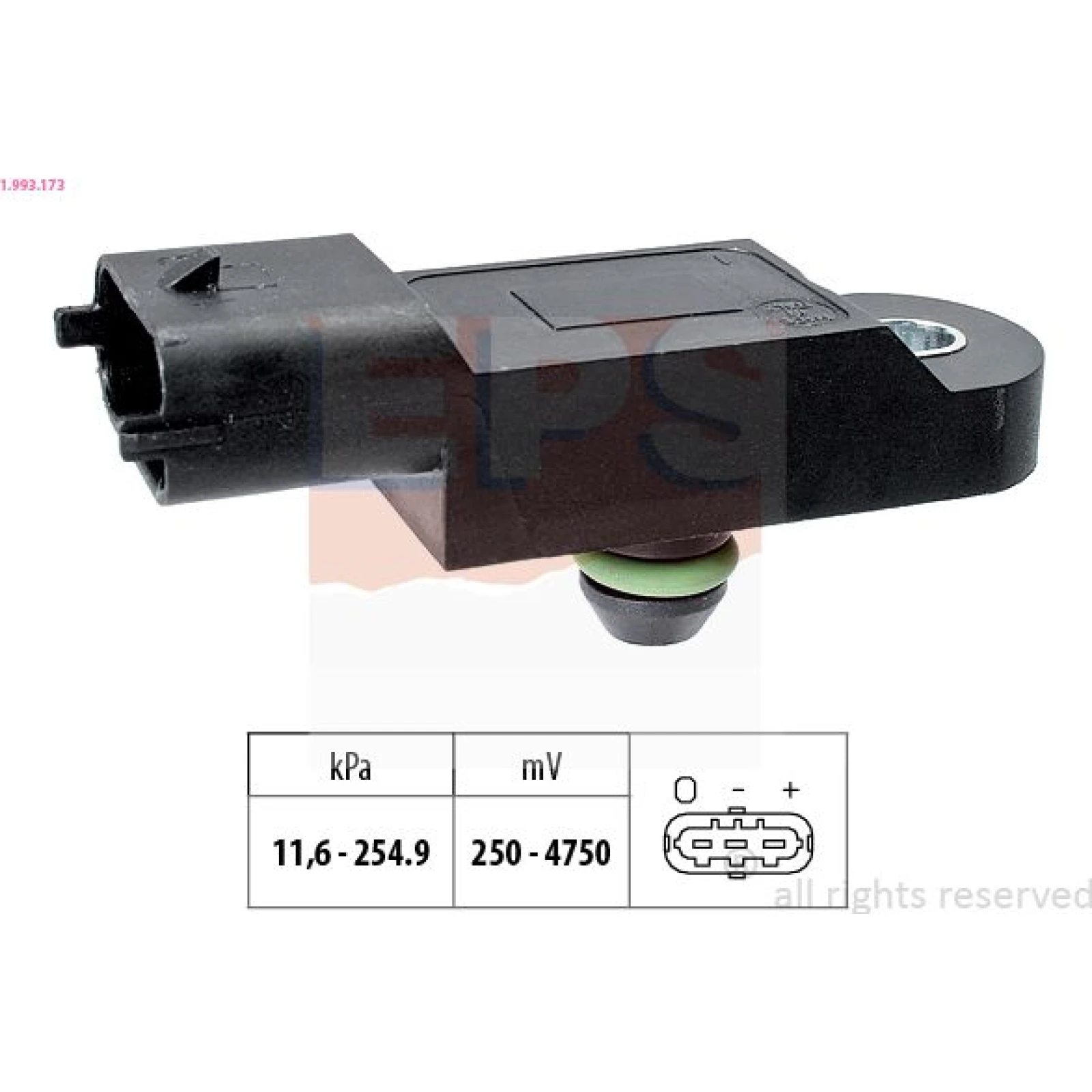 Luftdrucksensor, Saugrohrdruck 1.993.173