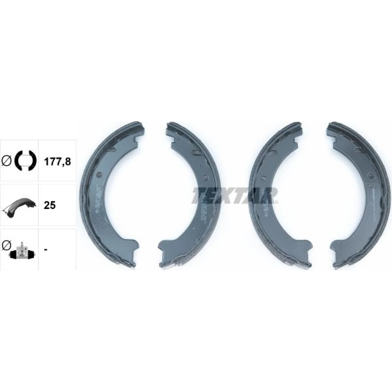 Handbremsbacken Volvo S70/V 91046000