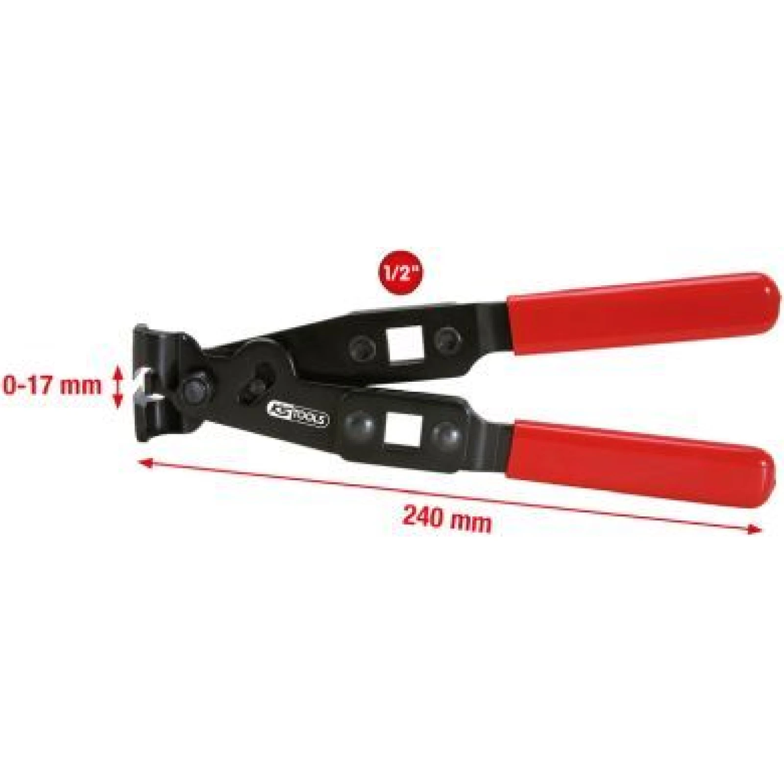 KS TOOLS Zange für Schlauchschellen O, 240 mm 115.1053