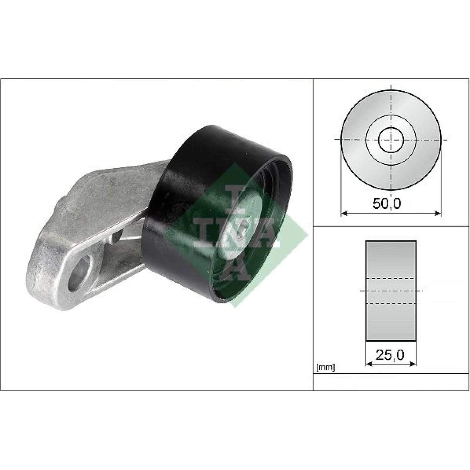 Umlenk-/Führungsrolle, Zahnriemen 532 0861 10