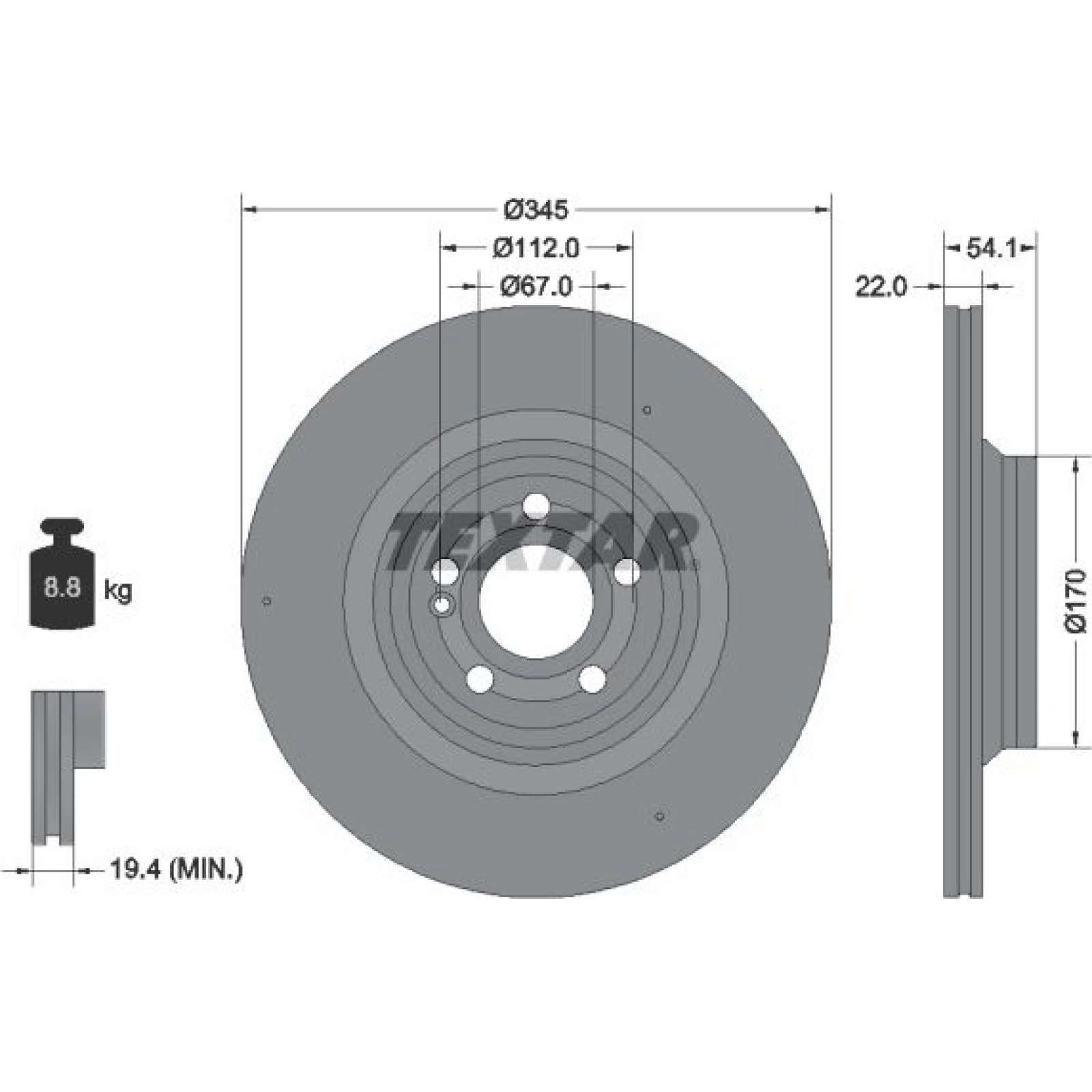 Bremsscheibe 92307005
