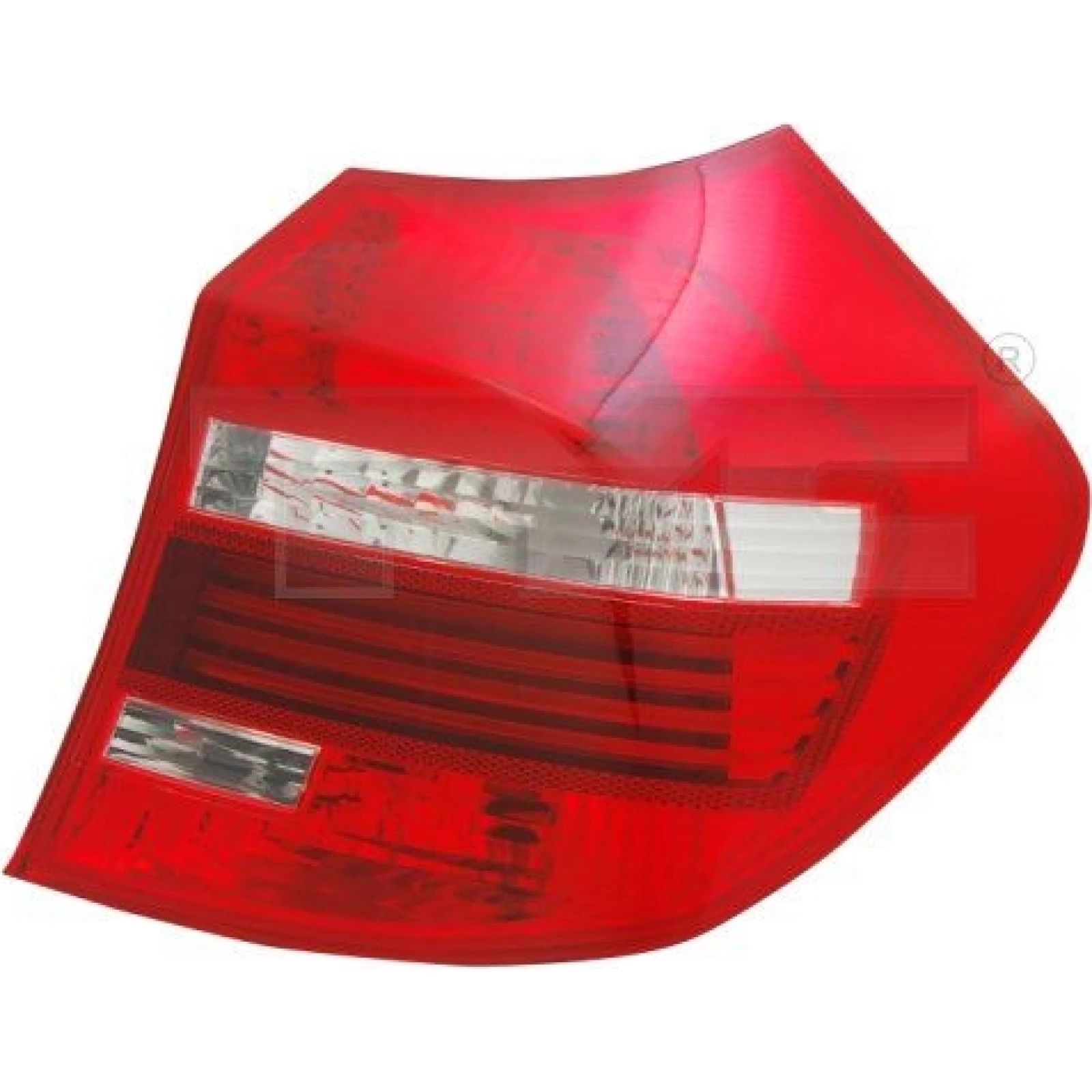 Heckleuchte L O K-PLATTE ROT/WEISS LED 1711,658,5