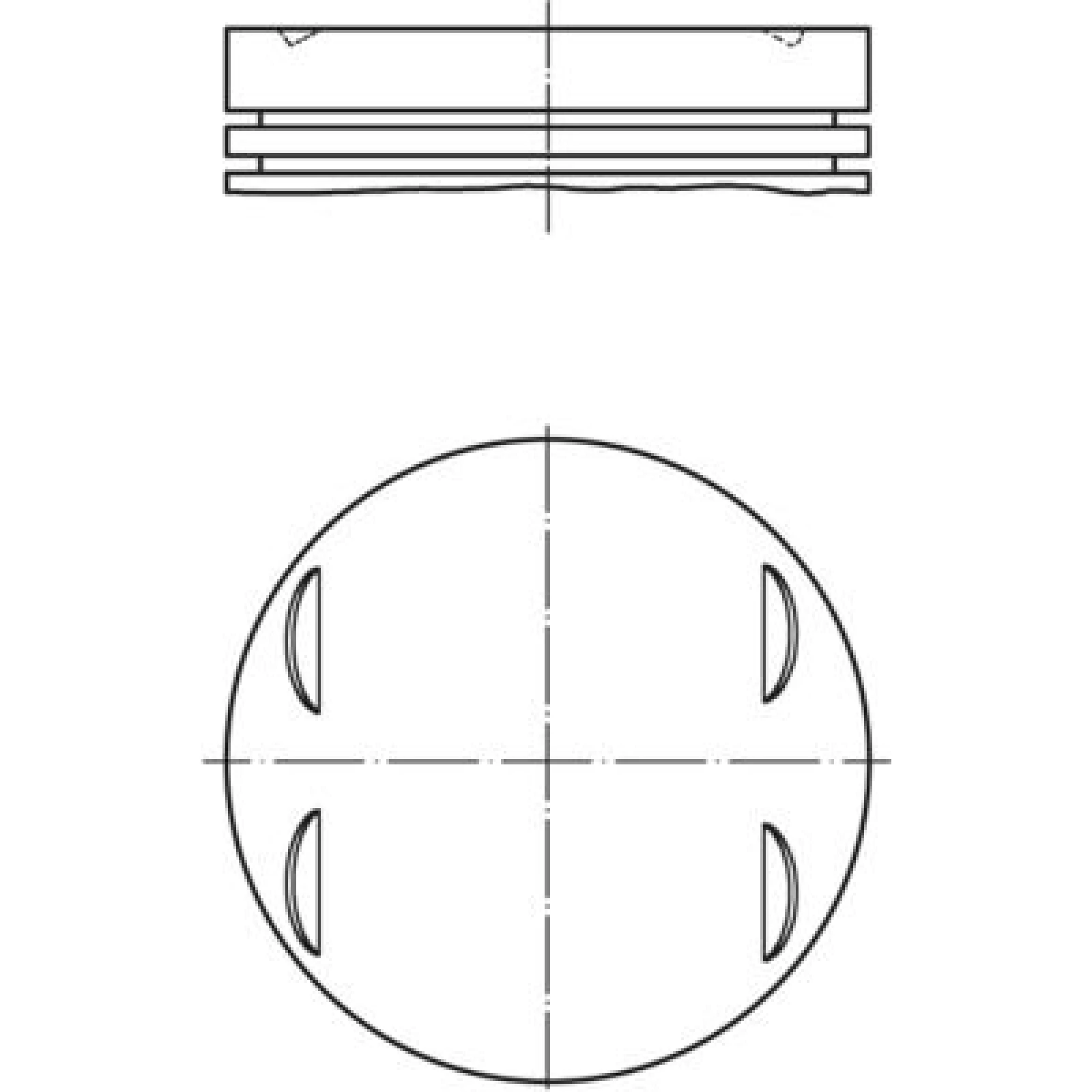 MAHLE Kolben 083 13 00
