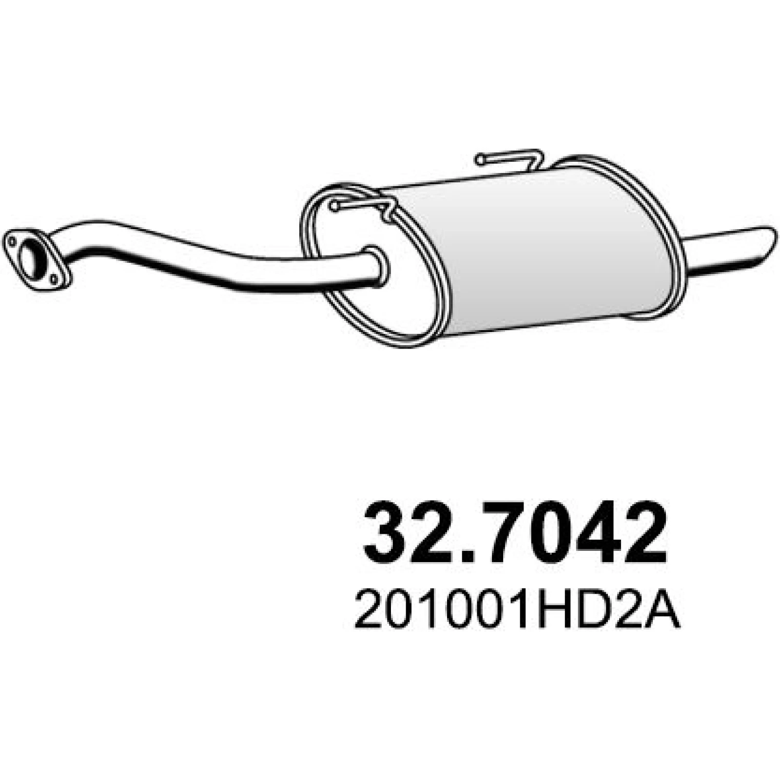 ASSO Endschalldämpfer 32.7042