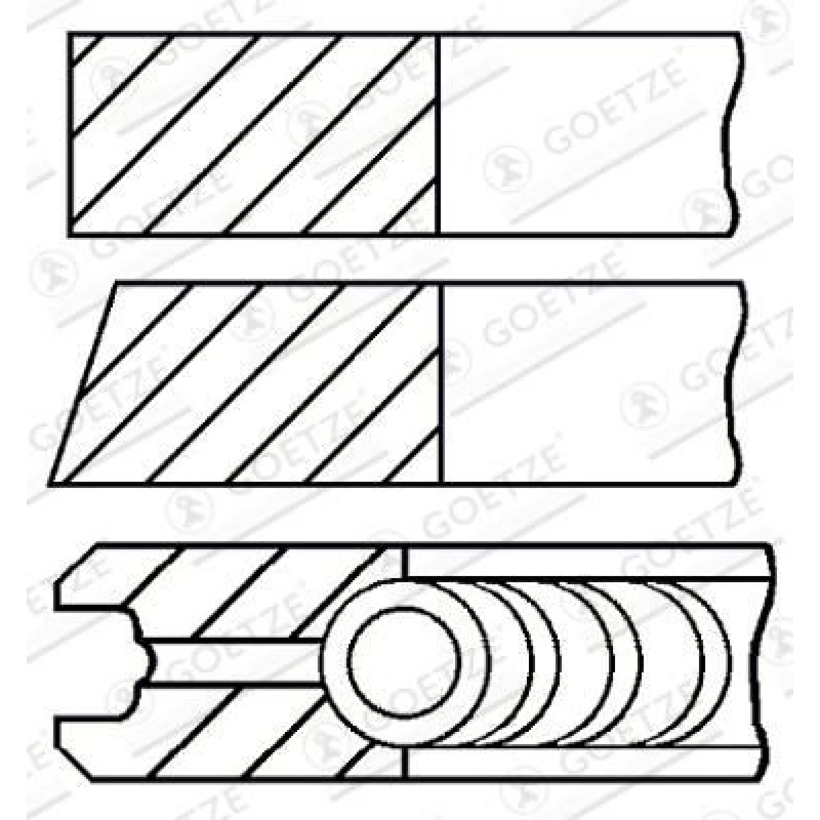 Tonringe Opel Corsa 1.3Cdti 04 08-425606-00
