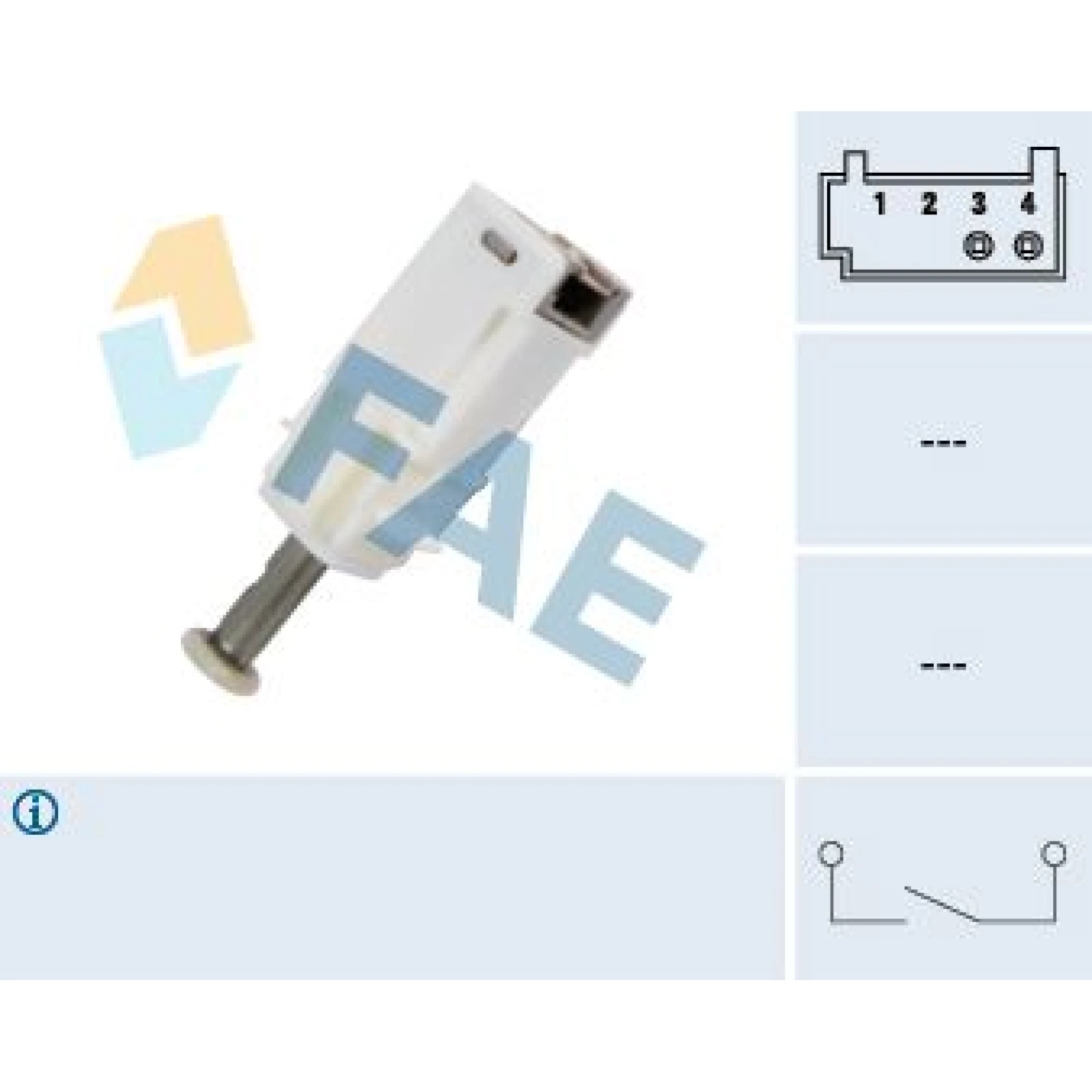 FAE Schalter, Kupplungsbetätigung (GRA) 24791