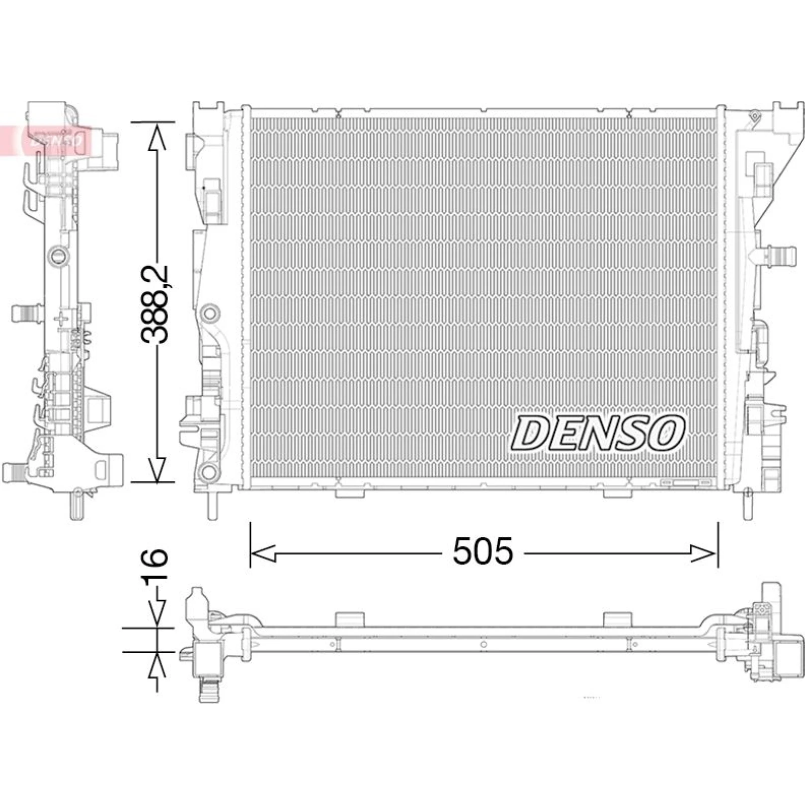 DENSO Motorkühler DRM23035