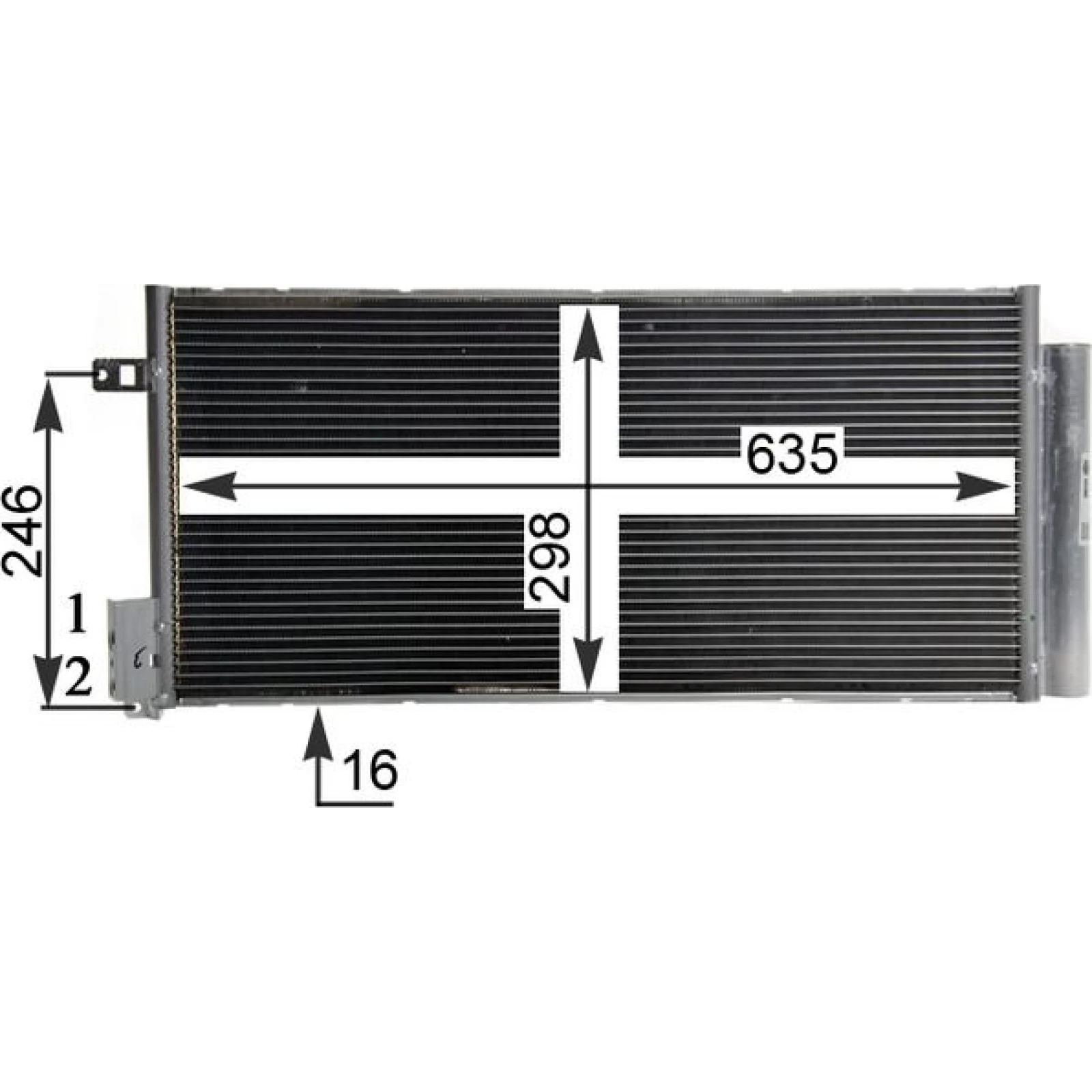 Kondensator, Klimaanlage AC 505 001S