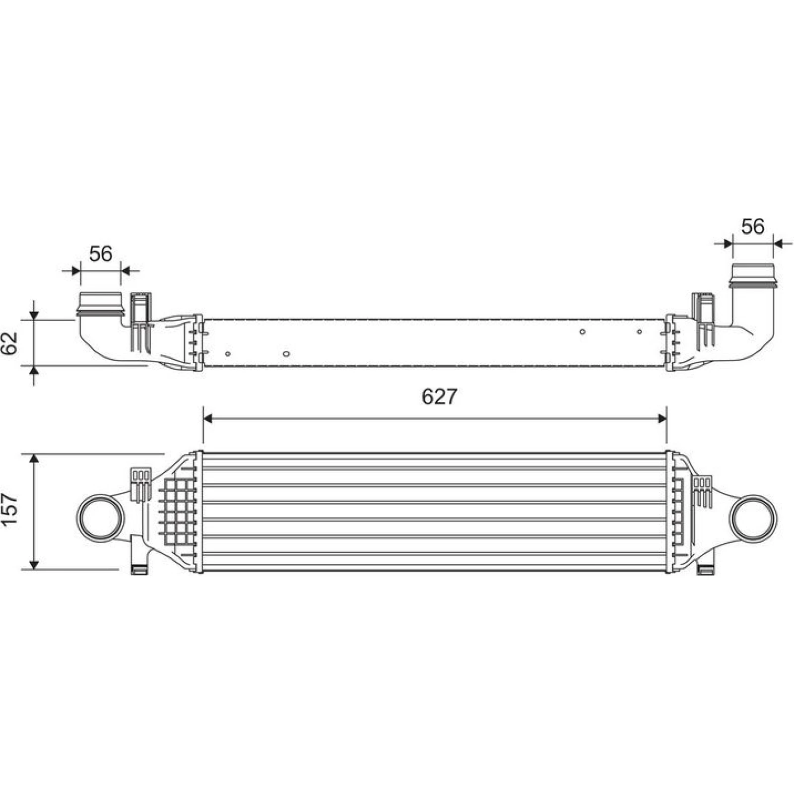Ladeluftkühler 818624