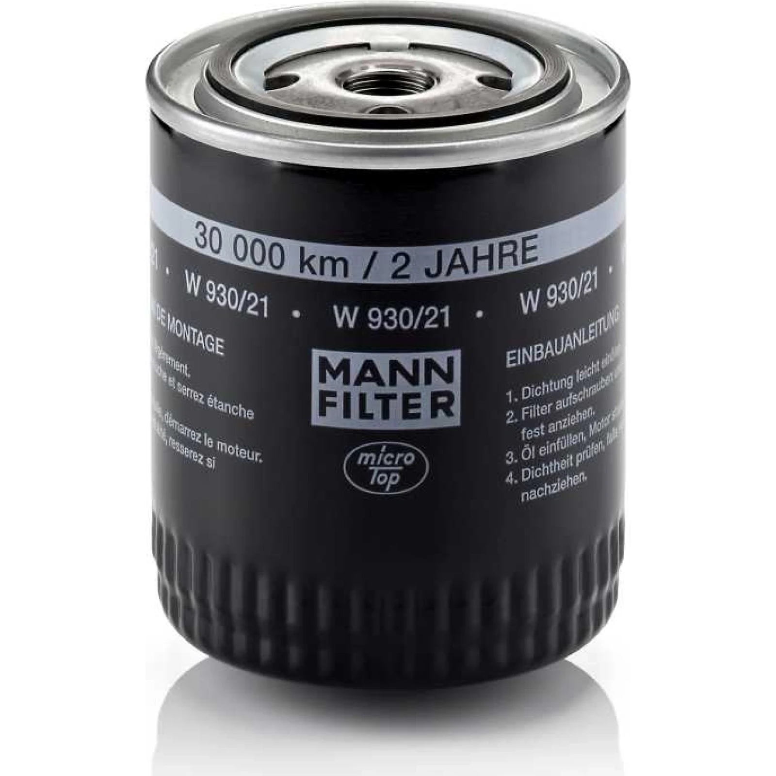 Mann & Hummel Ölfilter PKW W 930/21