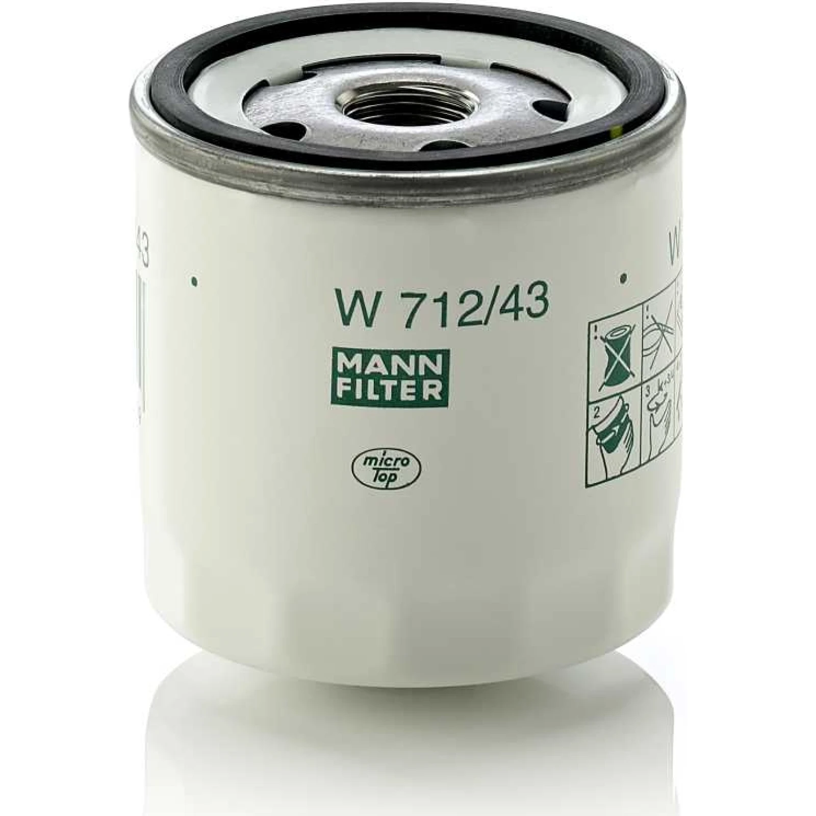 Mann & Hummel Ölfilter PKW W 712/43