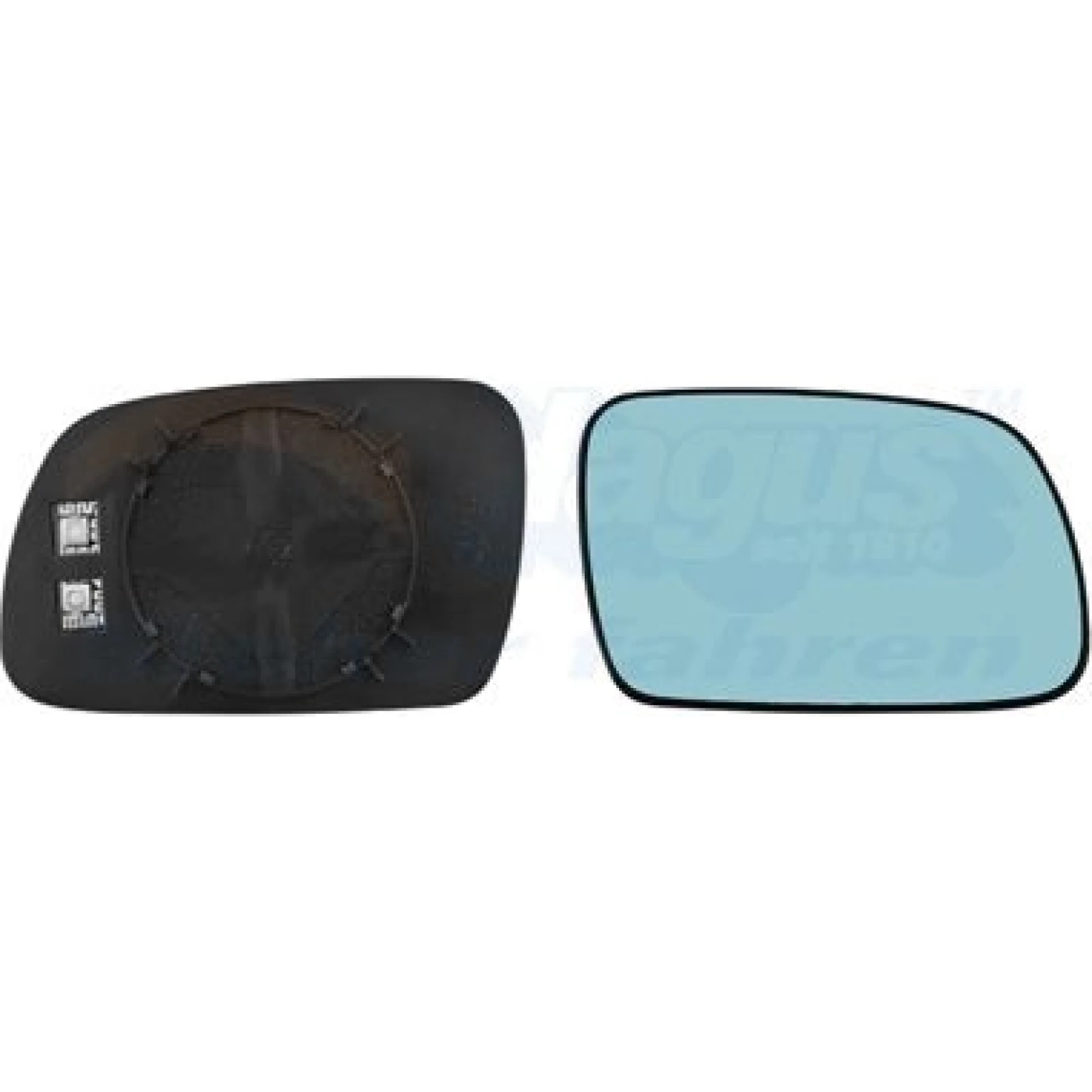 VAN WEZEL Spiegelglas, Außenspiegel 4060838