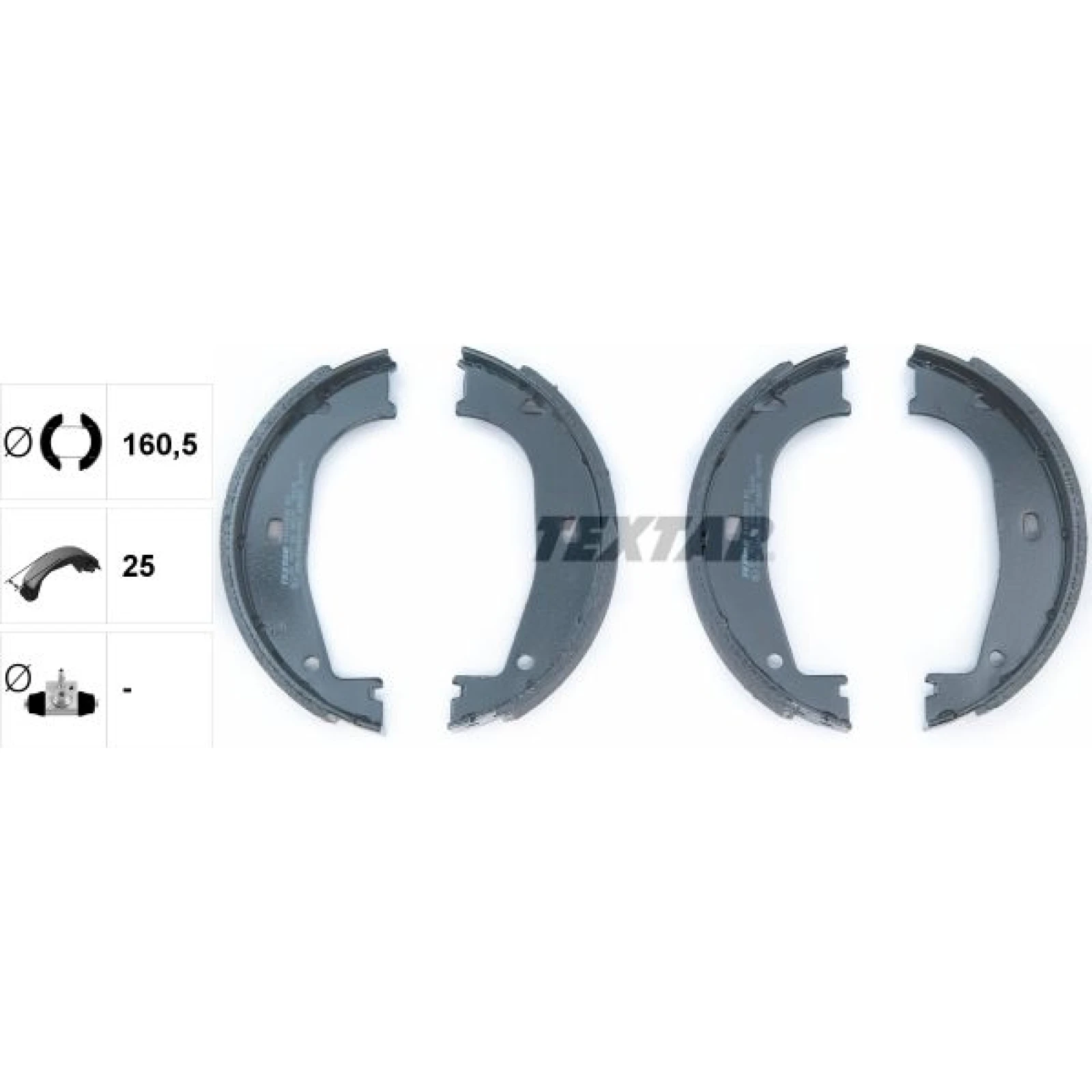 Handbremsbacken Bmw E36 91045500