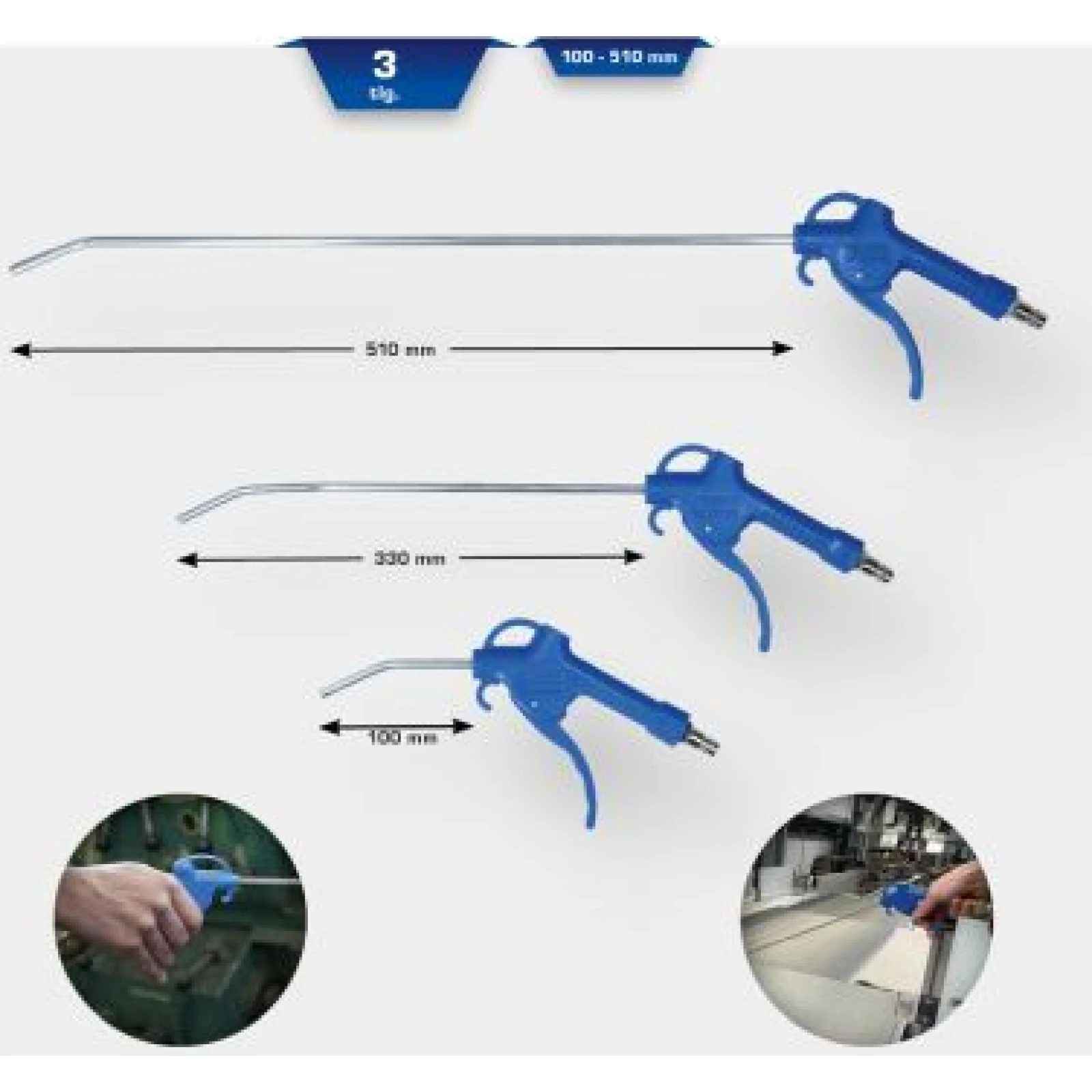 KS TOOLS Saug-/Blaspistole (Druckluft) BT160500
