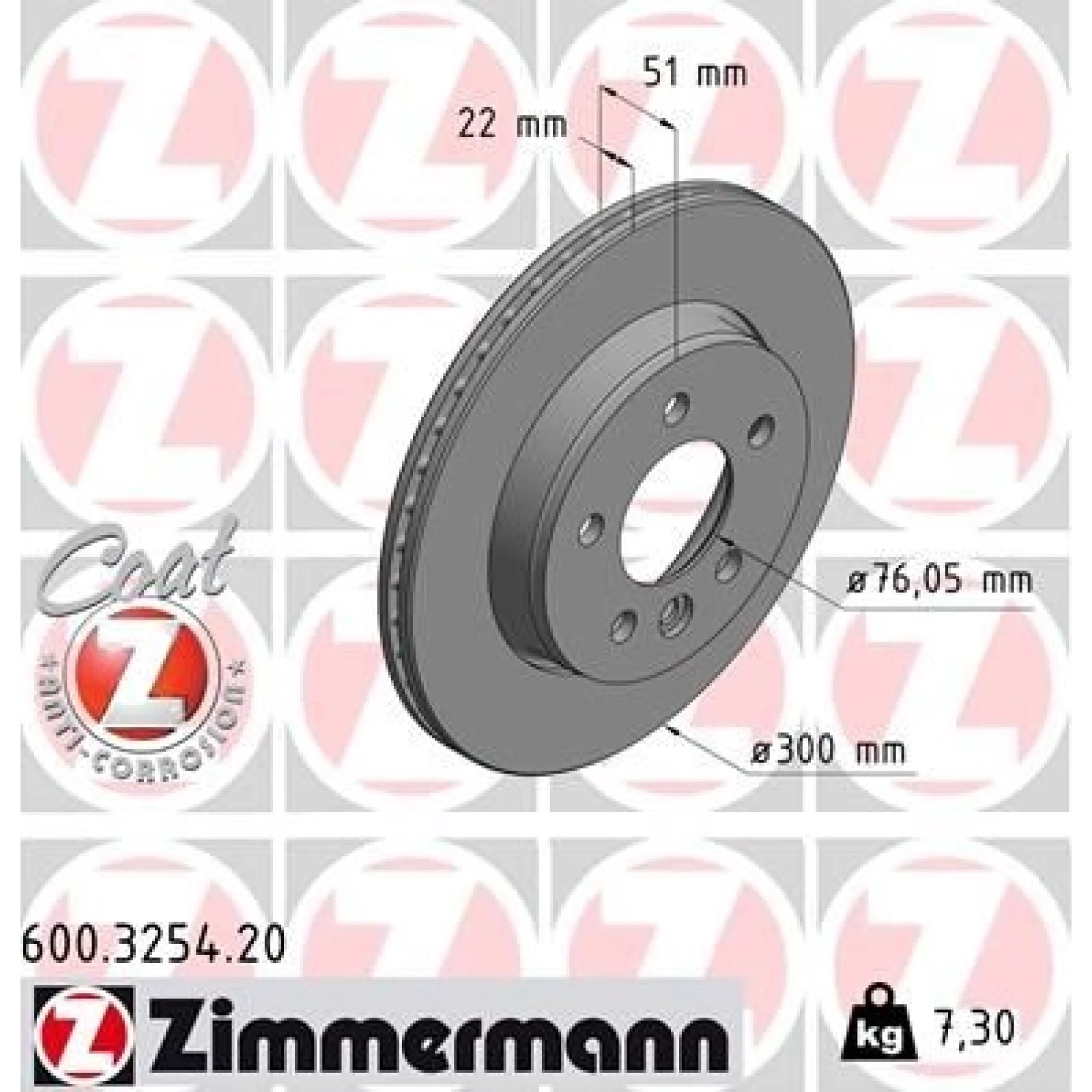 17 482 028 Bremsscheibe HA 600.3254.20