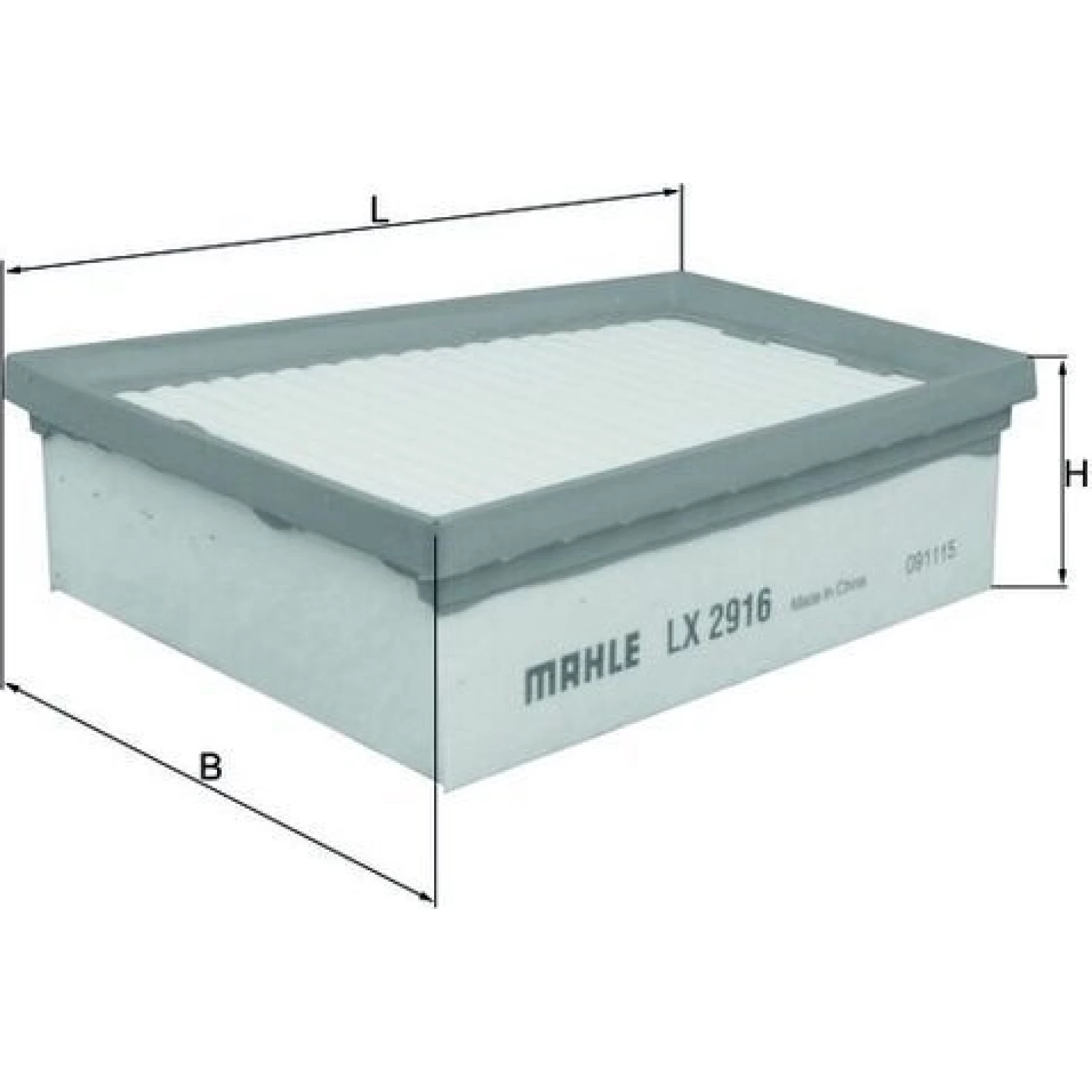 MAHLE Luftfilter LX 2916