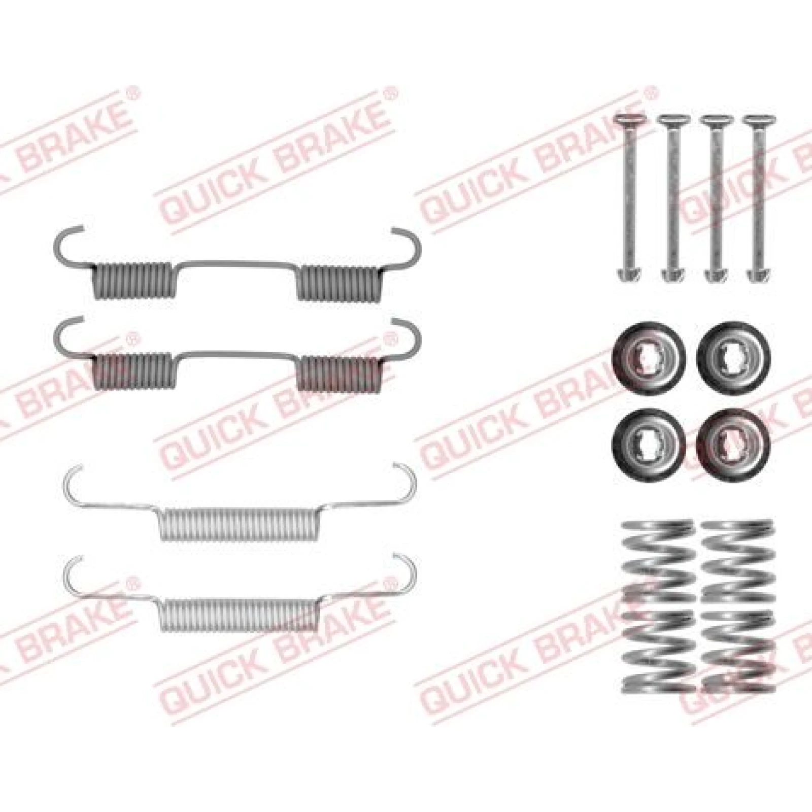105-0896 Quick Brake Montagesatz für Bremsbacken 105-0896