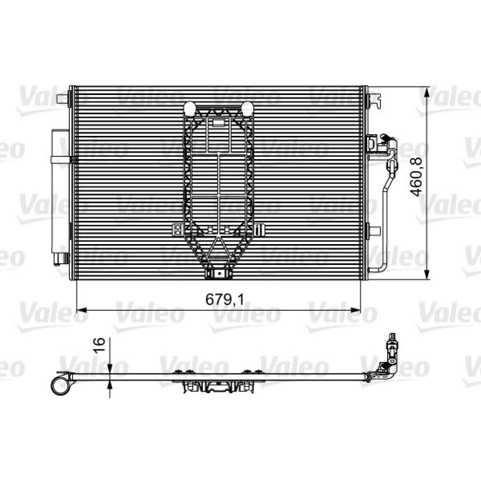 KONDENSATOR, KLIMAANLAGE VAL812502