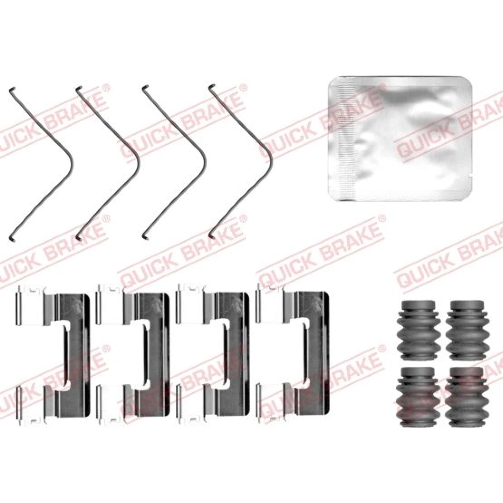 Quick Brake Zusatzsatz für Scheibenbremsbeläge 109-0163