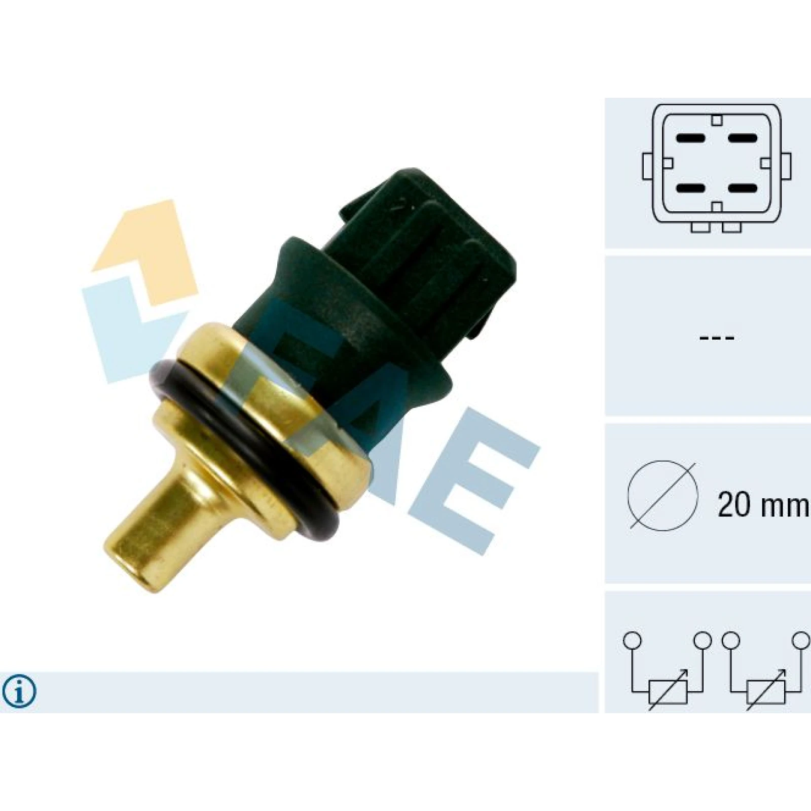 FAE Sensor, Kühlmitteltemperatur 33782