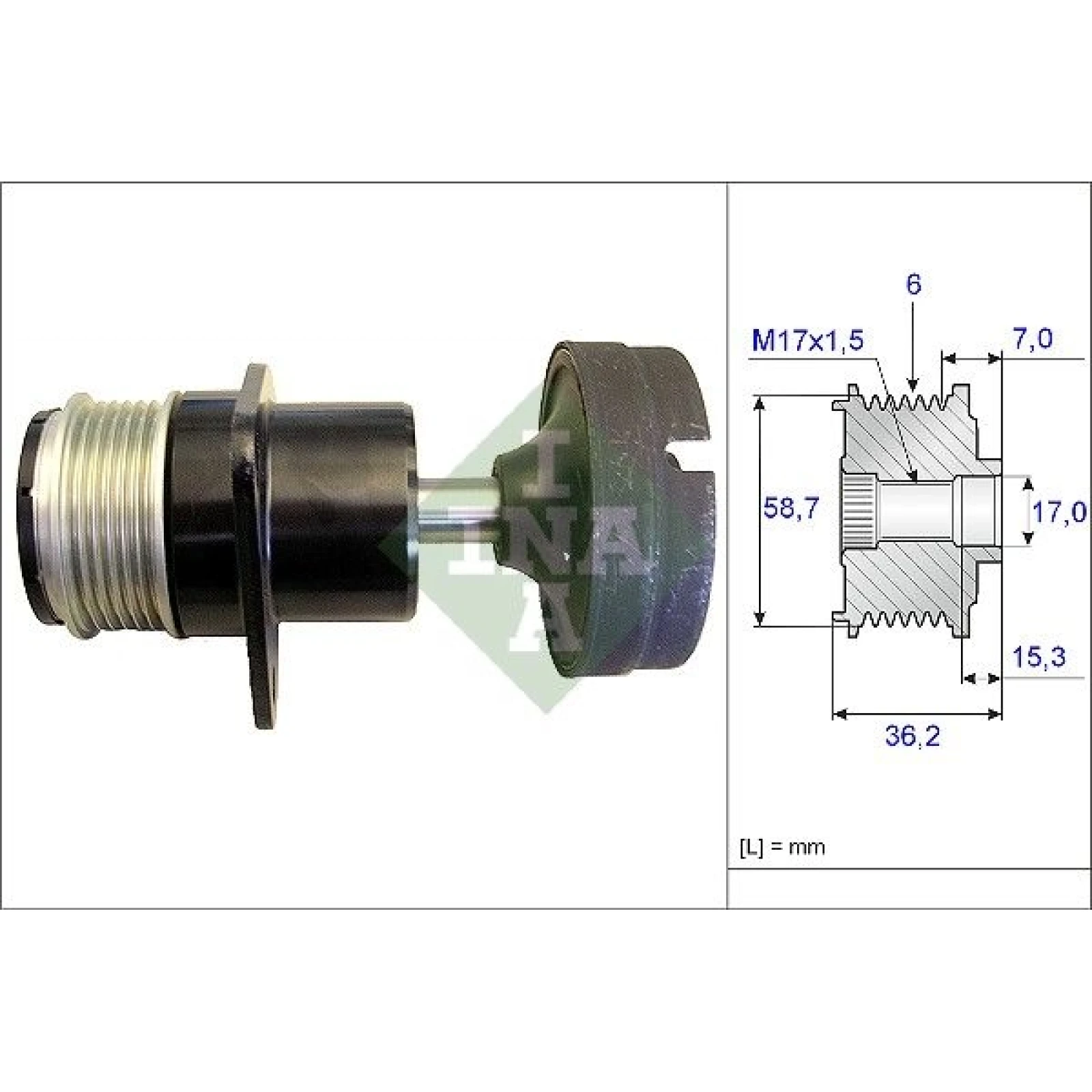 Generatorfreilauf 535 0157 10