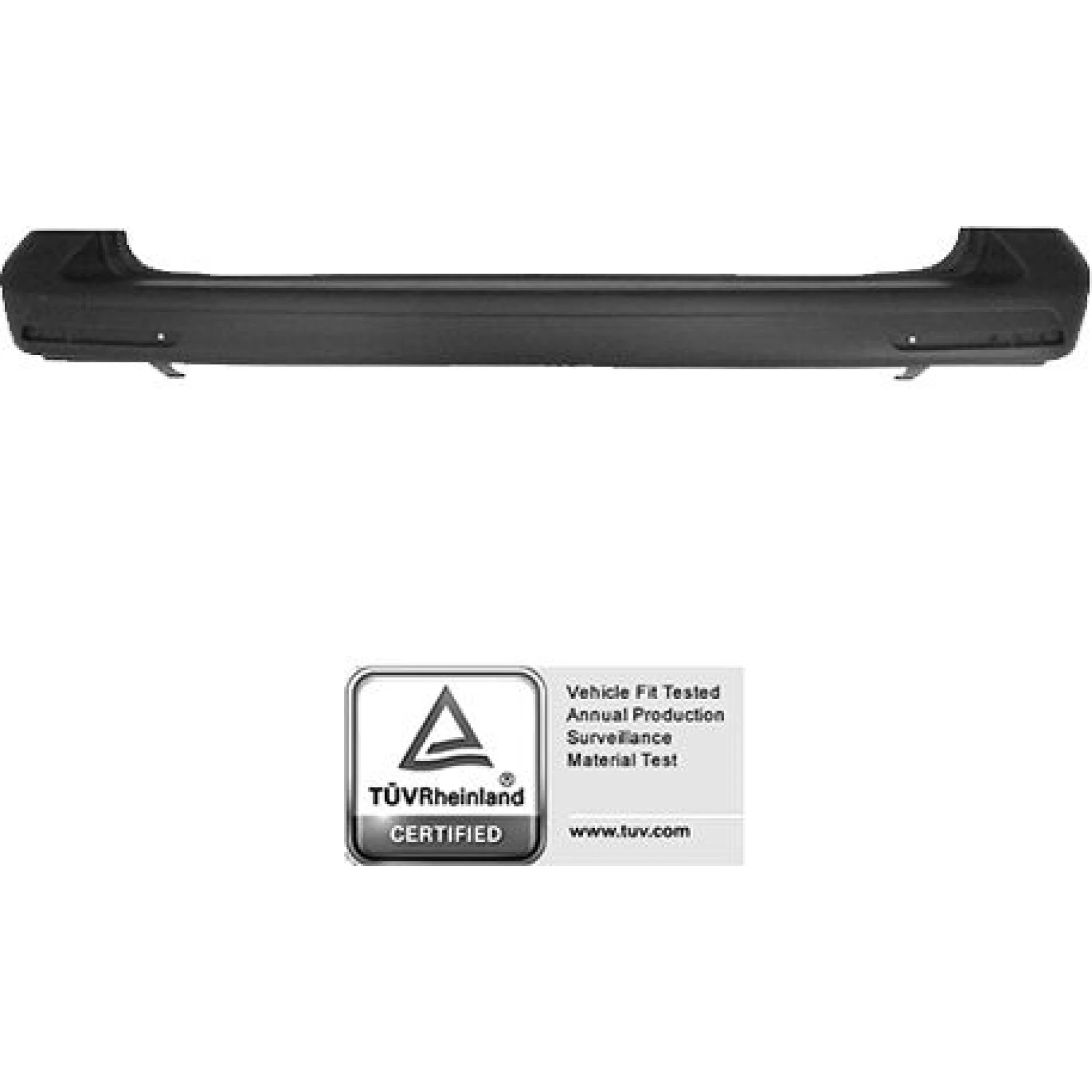 Stoßstange hinten hellgrau ohne Parksensoren Premium Quality, passend für VW Transporter T5, 2003–2009 7297,353,3