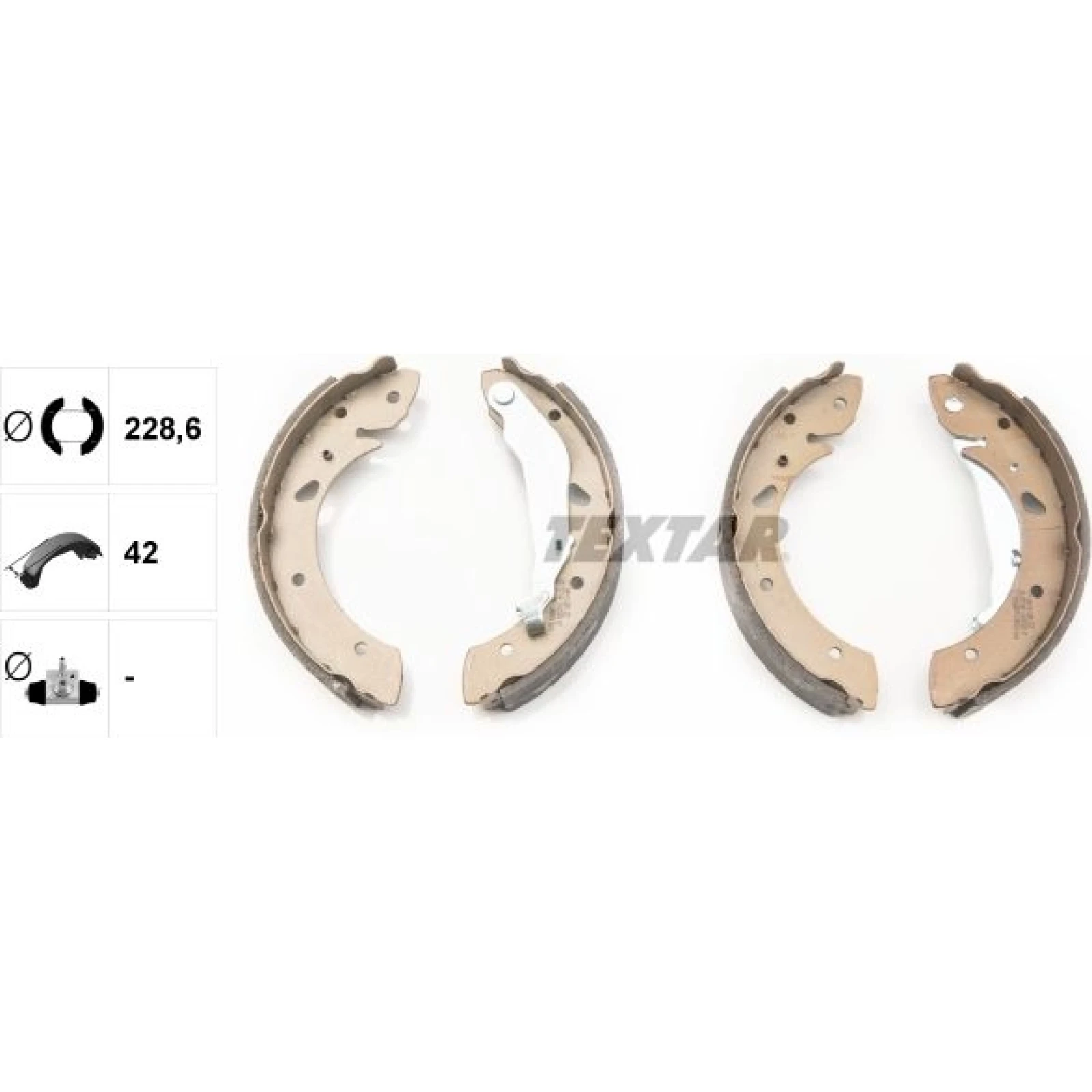 Bremsbacken Honda Accord 1.6 98-02 91055200