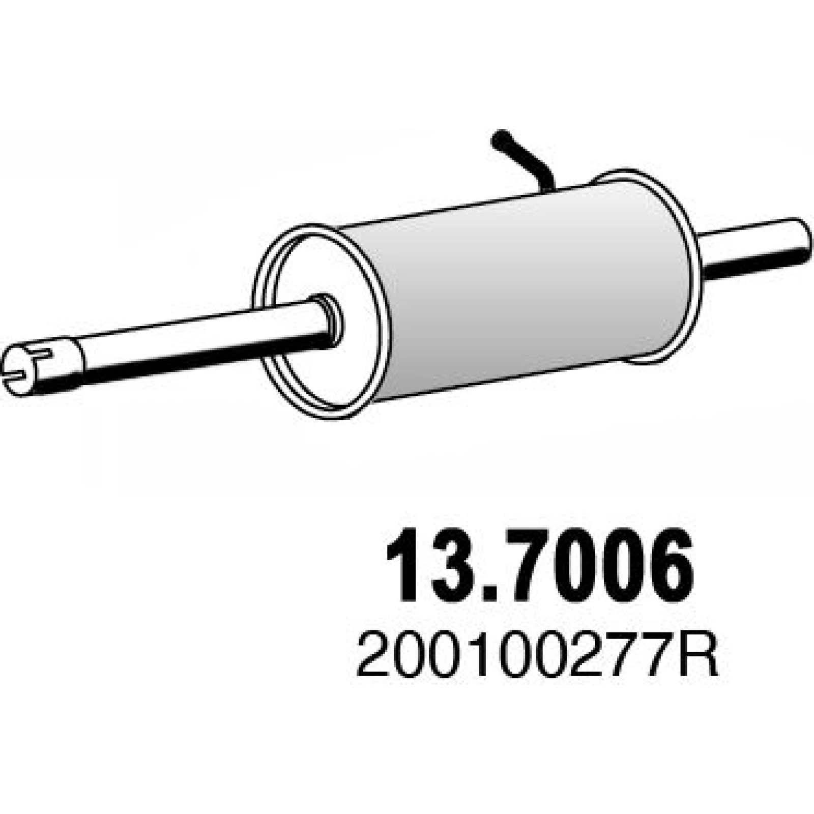 Endschalldämpfer 13.7006