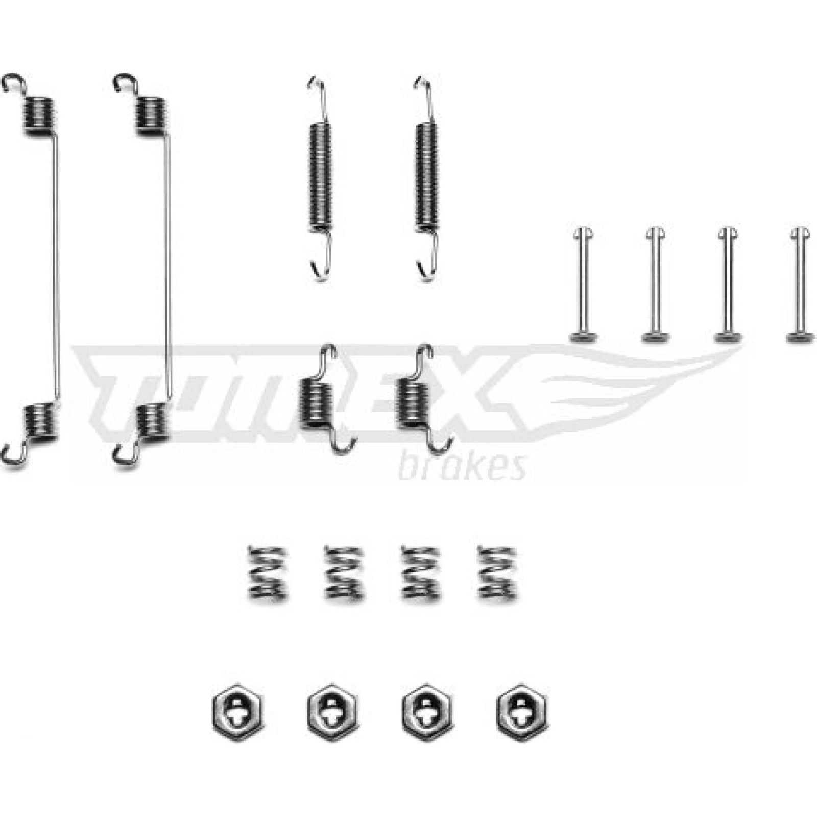 TOMEX brakes Zubehörsatz, Bremsbacken TX 40-09