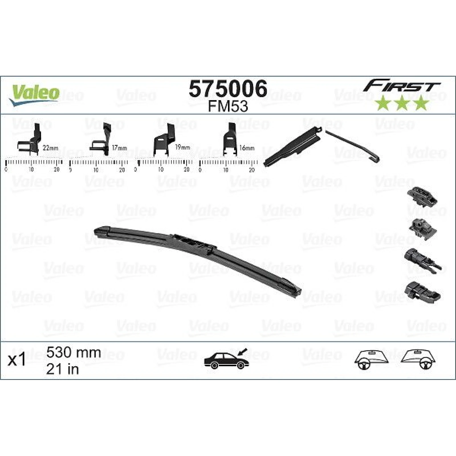 VALEO First Multiconn. 530mm 575006