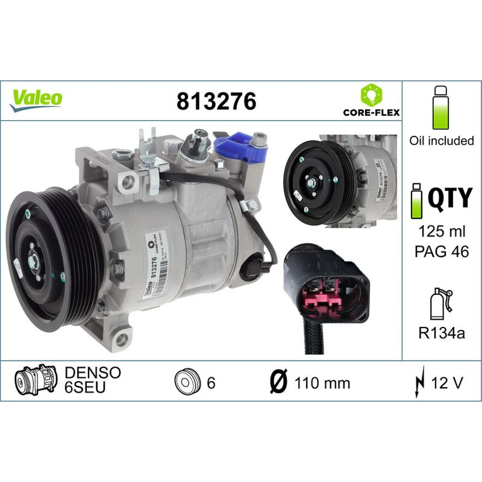 KOMPRESSOR, KLIMAANLAGE VAL813276