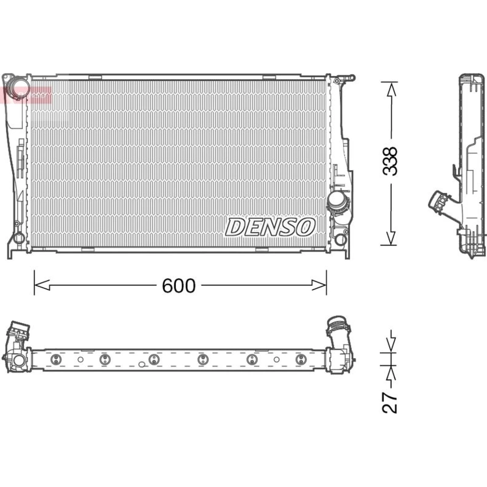DENSO Motorkühler DRM05003