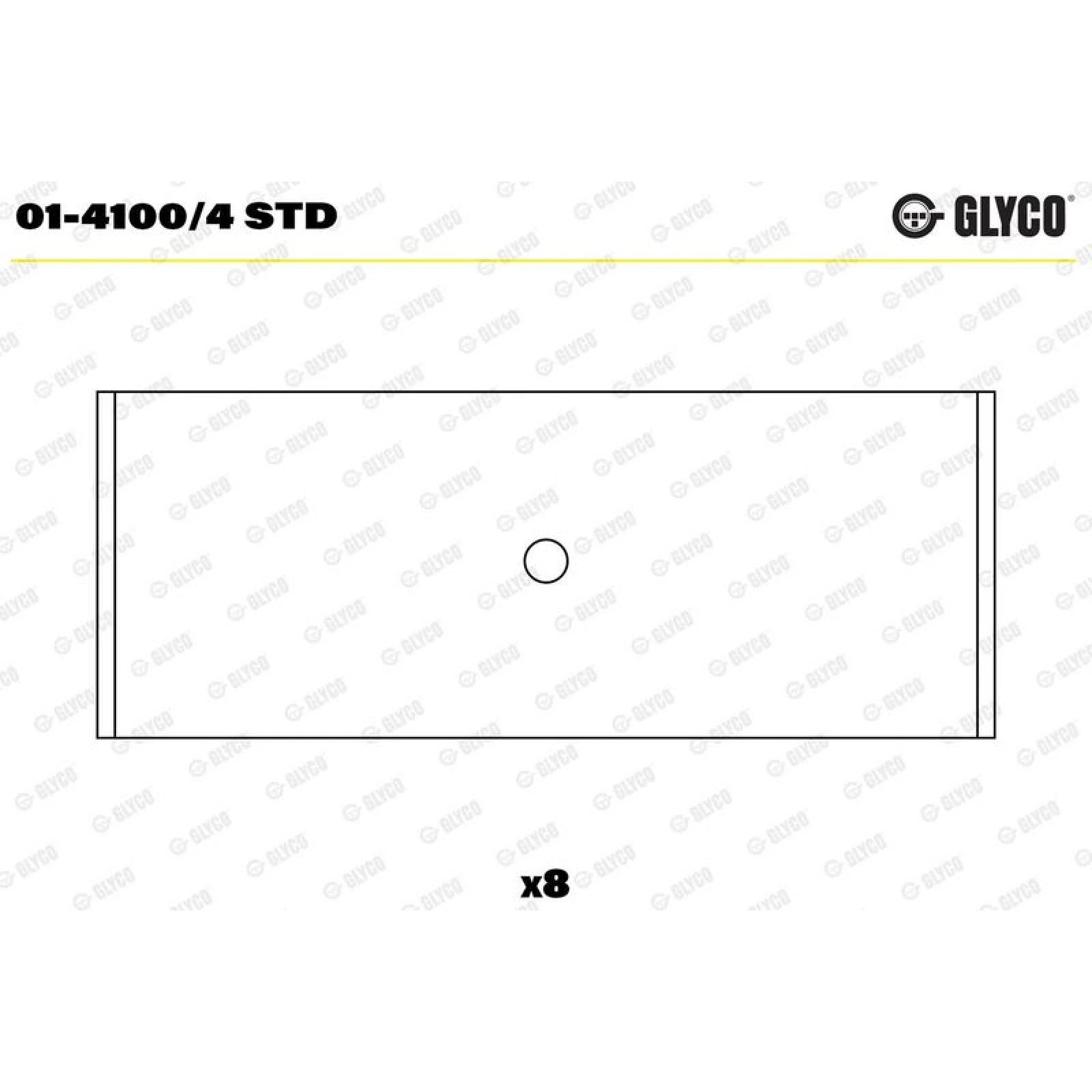 Pleuellager 01-4100/4 STD