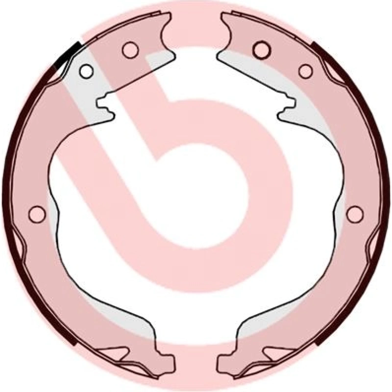 Bremsbackensatz HA S 61 542