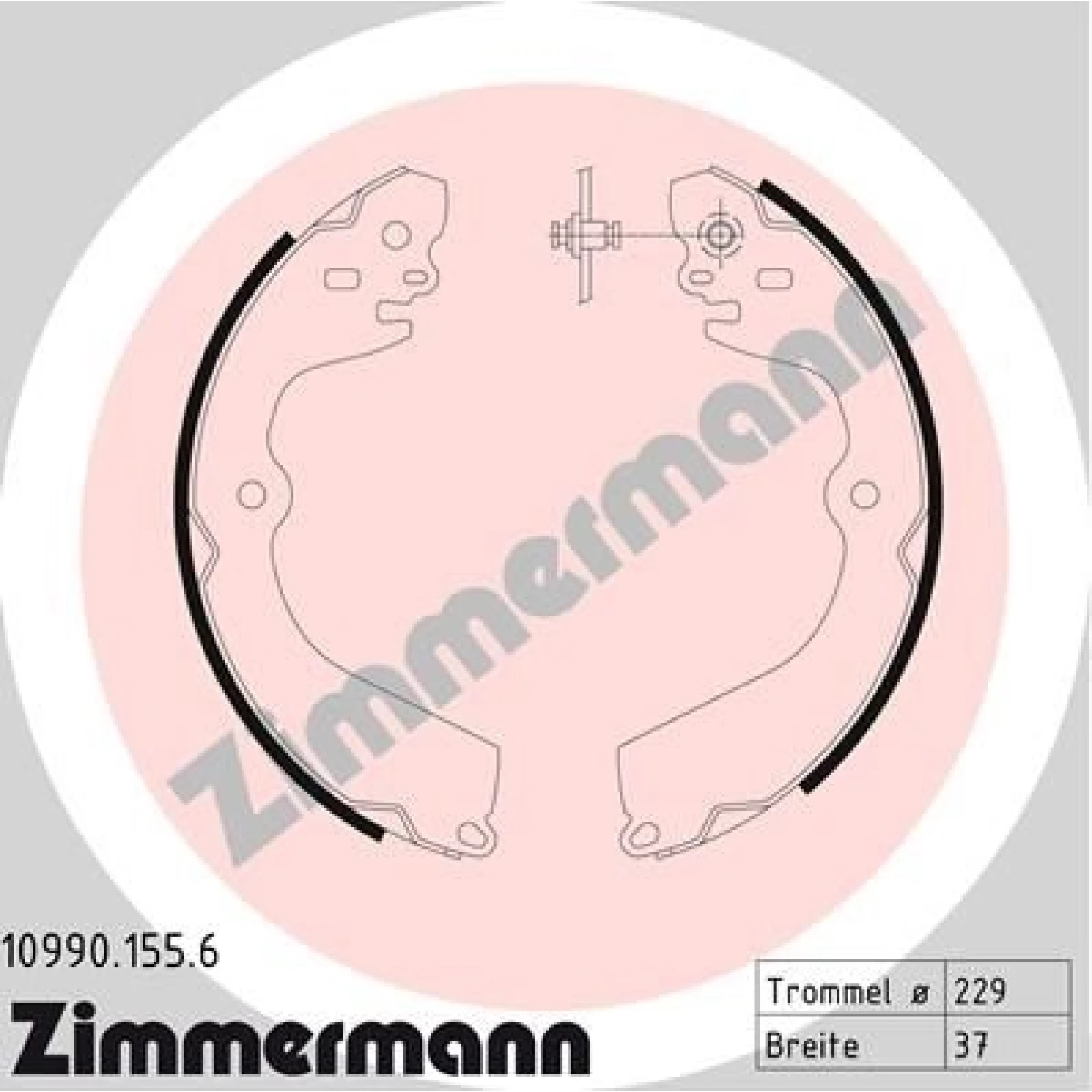 ZIMMERMANN Bremsbacken 10990.155.6