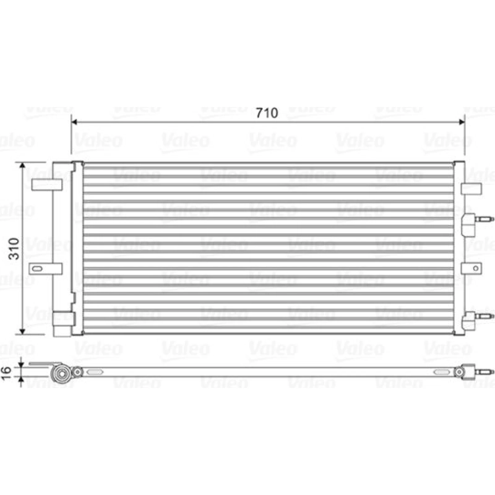 KONDENSATOR, KLIMAANLAGE VAL822618